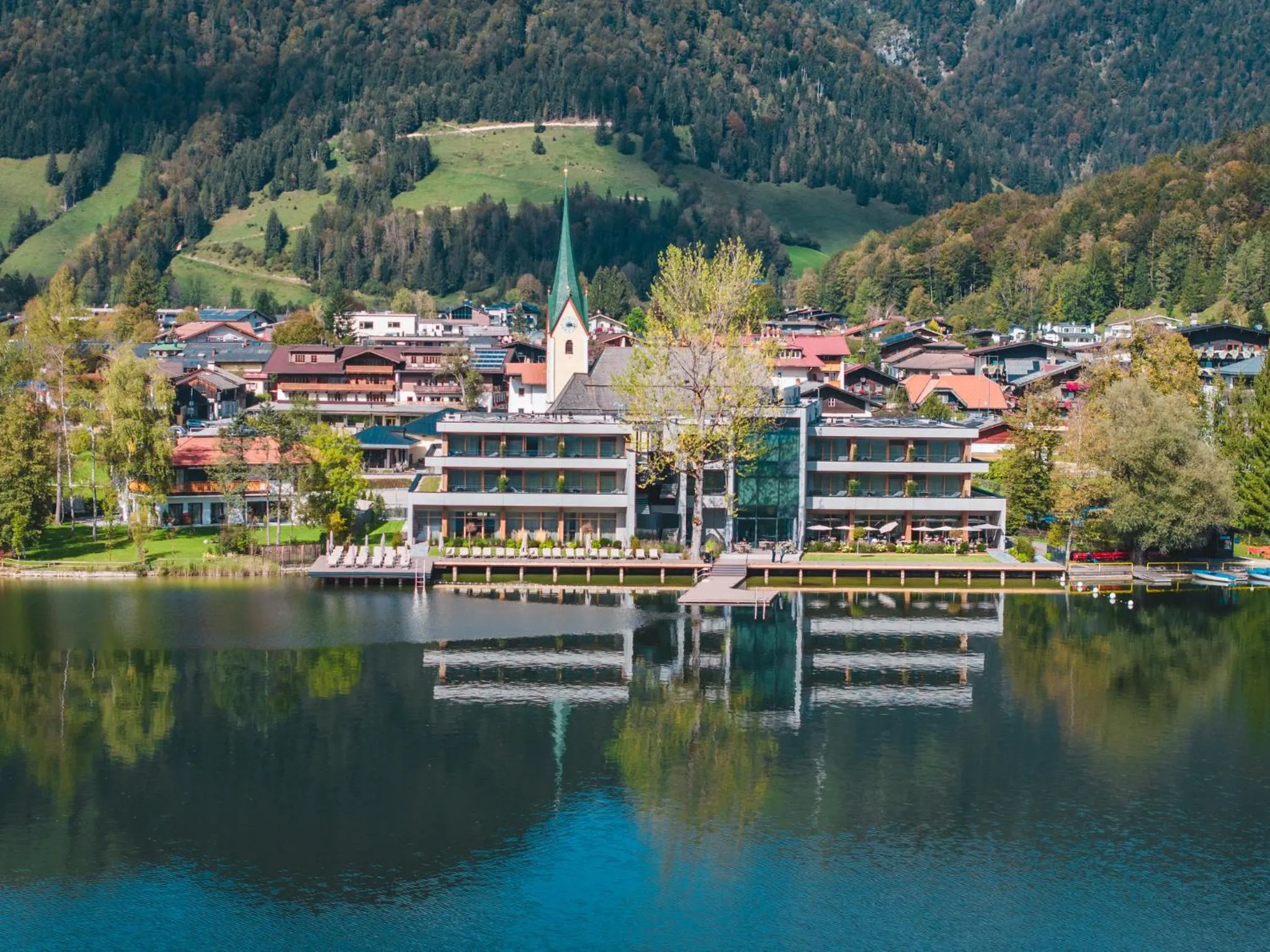 Property building in Das Walchsee Resort