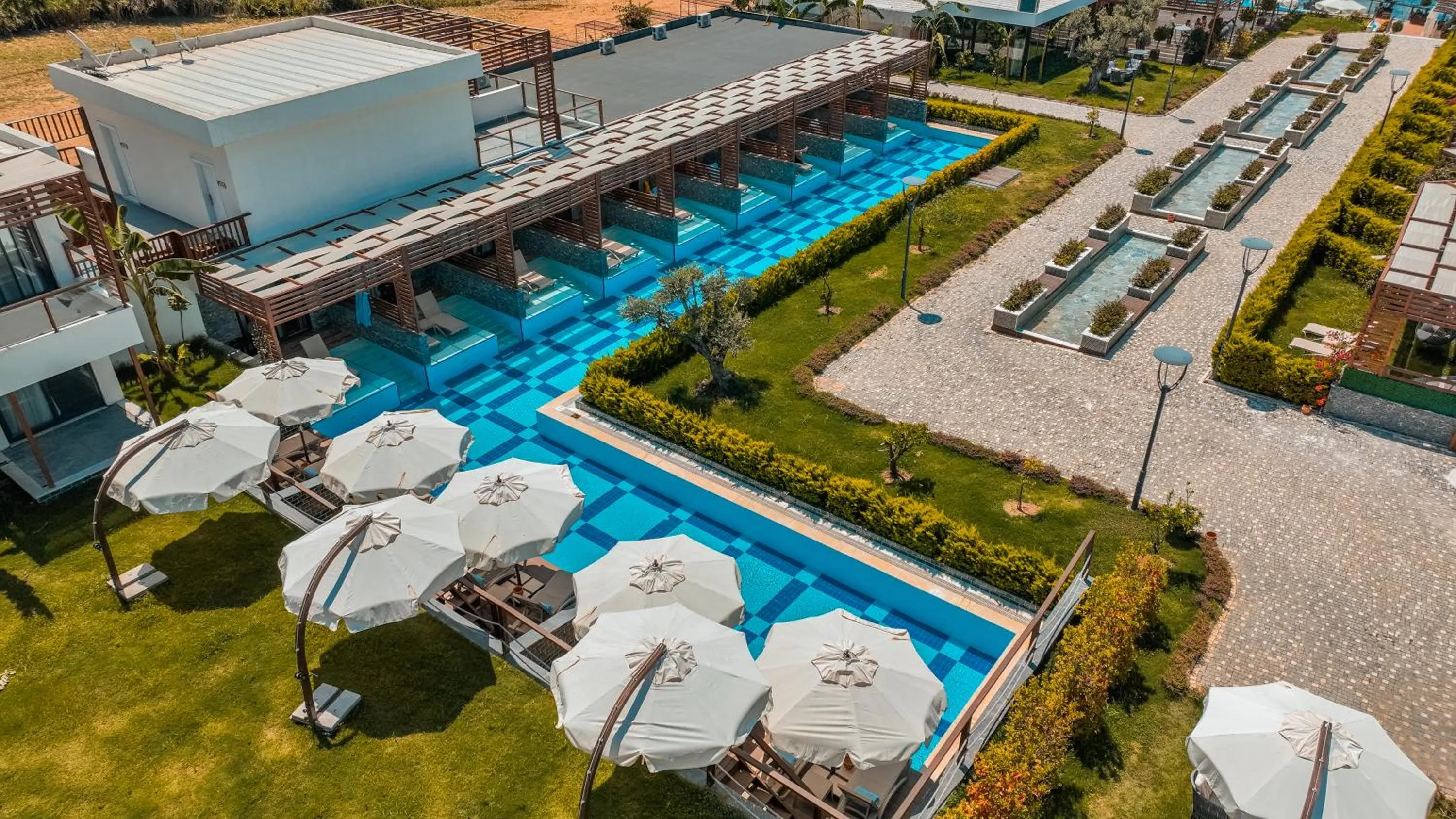 Pool view in Feniks Priority Hotel -All Inclusive