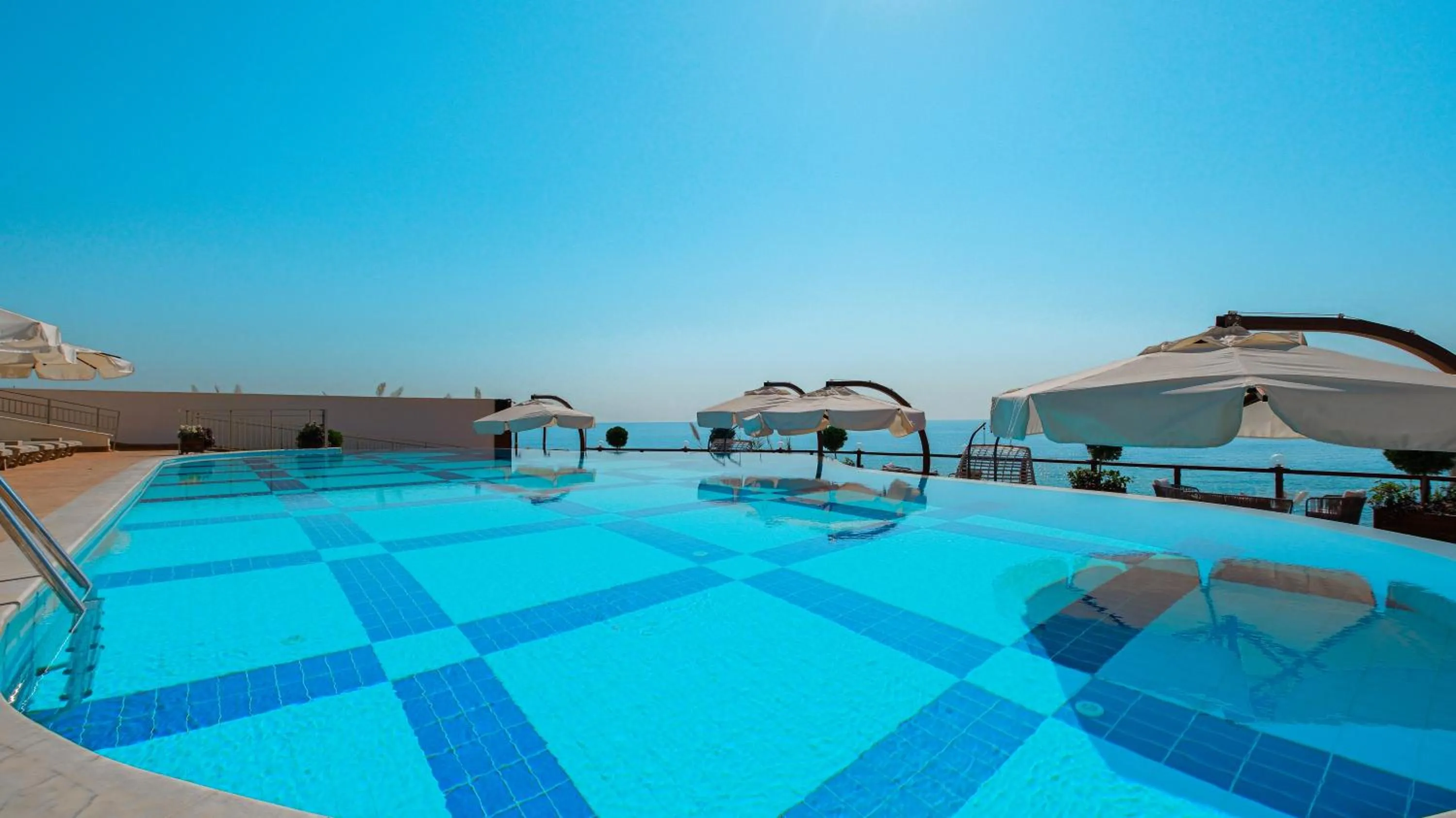 Pool view in Feniks Priority Hotel -All Inclusive