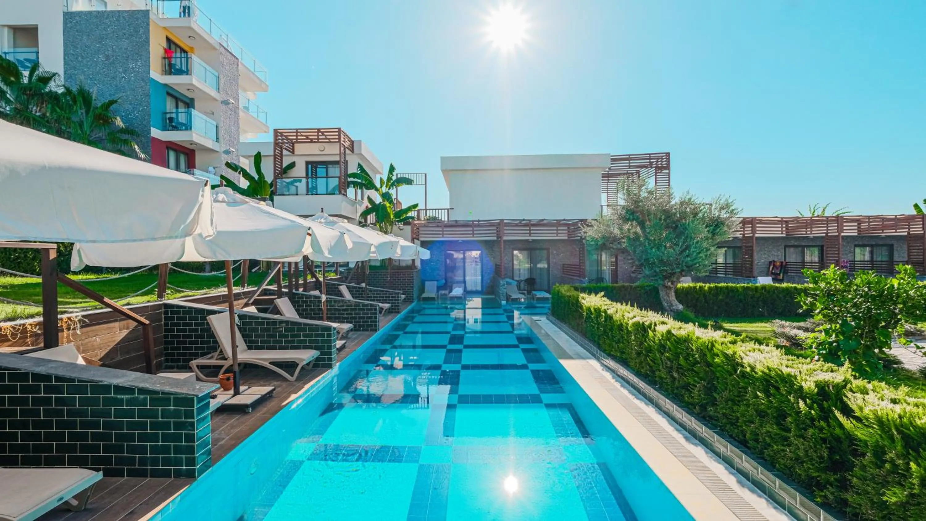 Swimming pool in Feniks Priority Hotel -All Inclusive