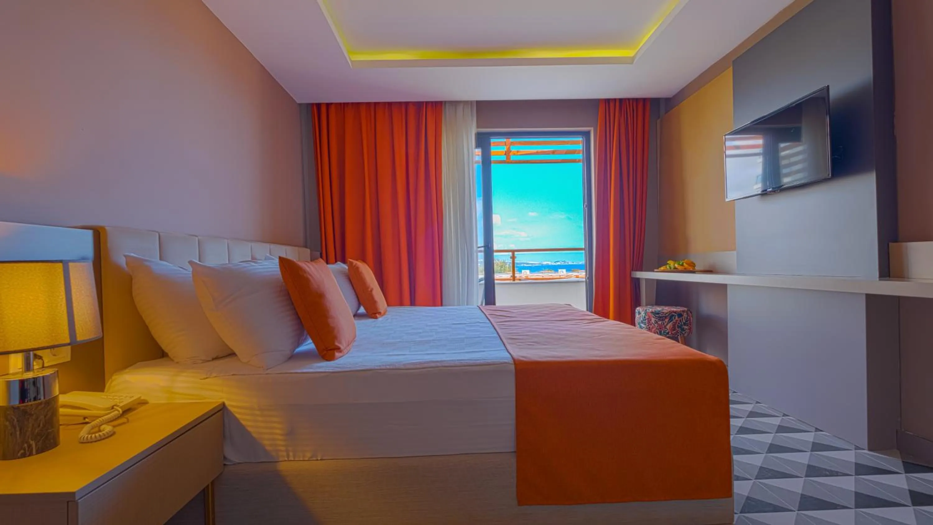 Photo of the whole room, Bed in Feniks Priority Hotel -All Inclusive