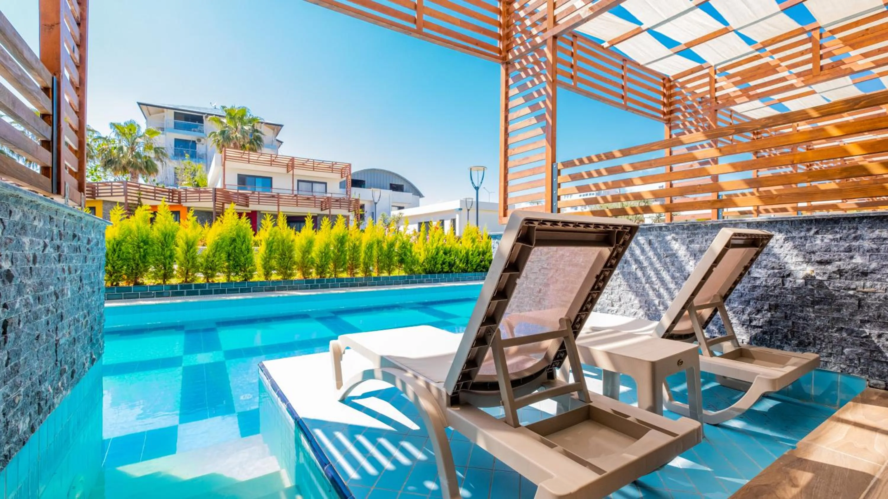 Pool view in Feniks Priority Hotel -All Inclusive
