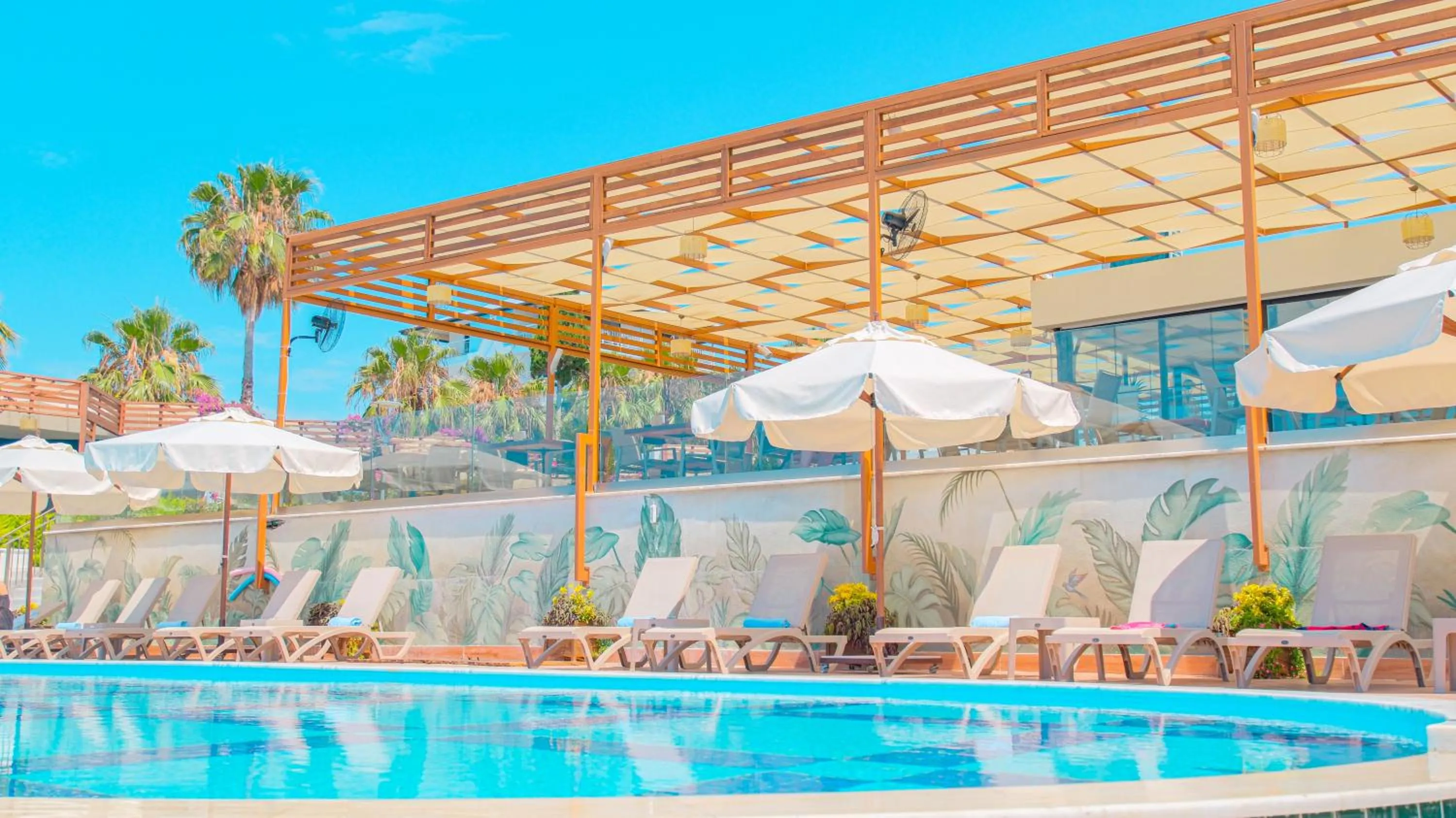Pool view in Feniks Priority Hotel -All Inclusive