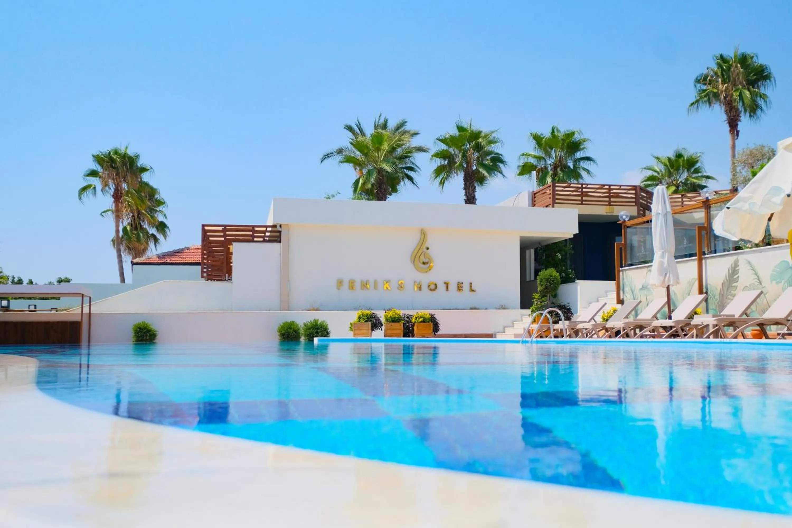 Swimming pool in Feniks Priority Hotel -All Inclusive