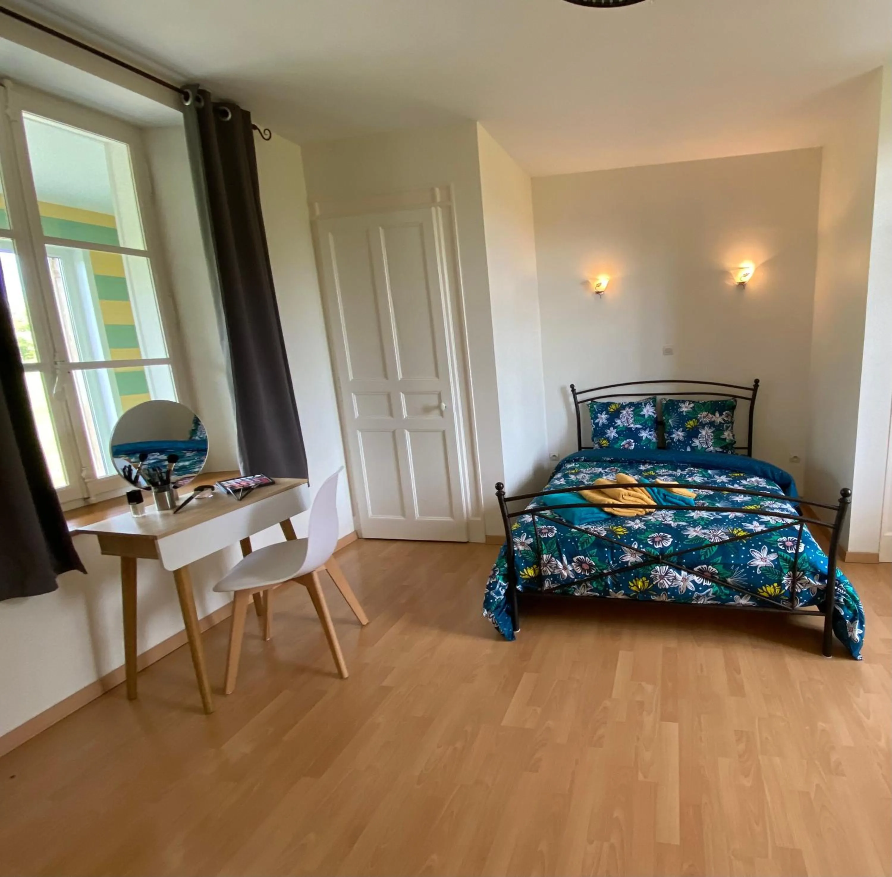 Bed in Maison de Campagne Sainte Barbe