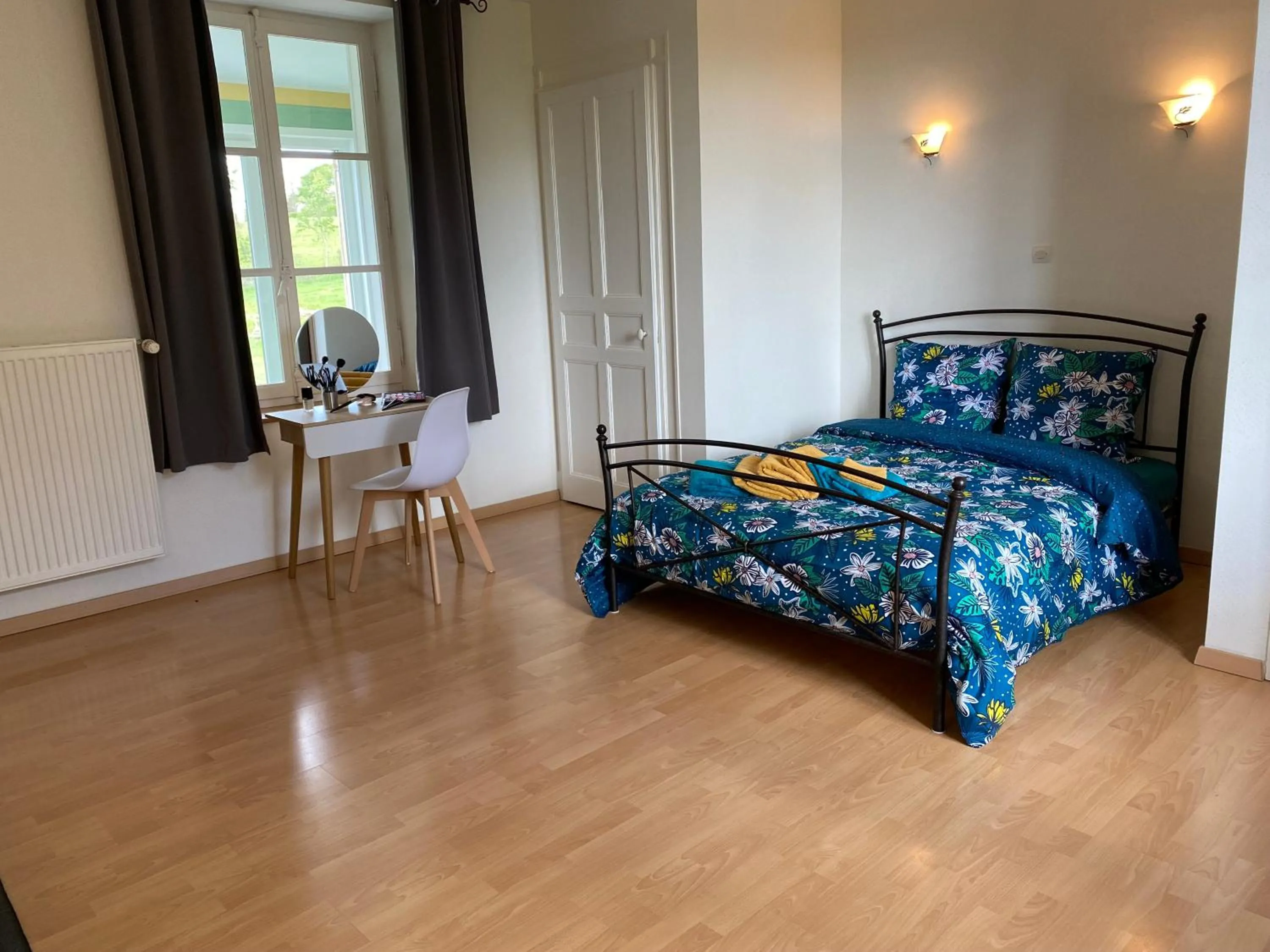 Bed in Maison de Campagne Sainte Barbe