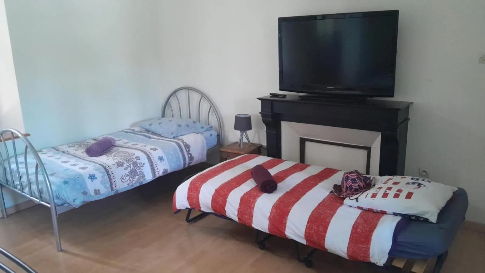 Bed in Maison de Campagne Sainte Barbe