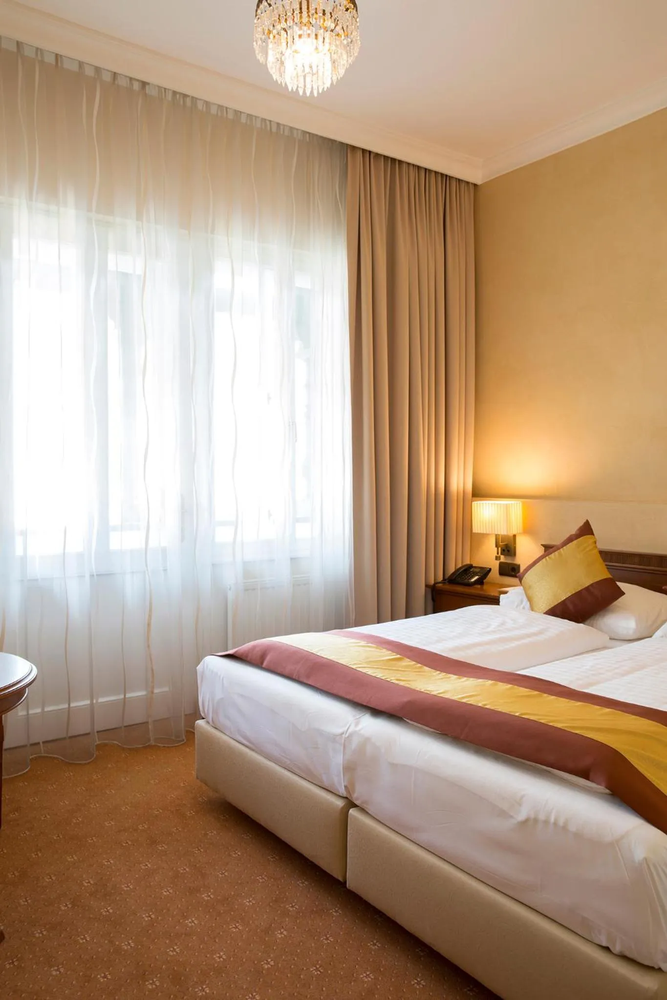 Photo of the whole room, Bed in Hotel Sacher Baden