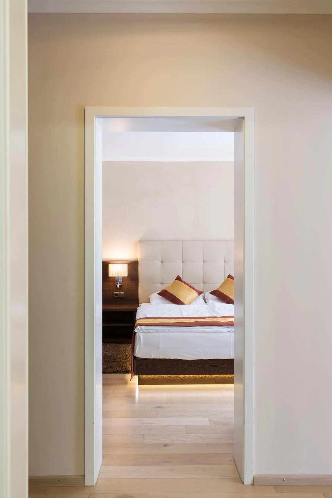 Decorative detail, Bed in Hotel Sacher Baden