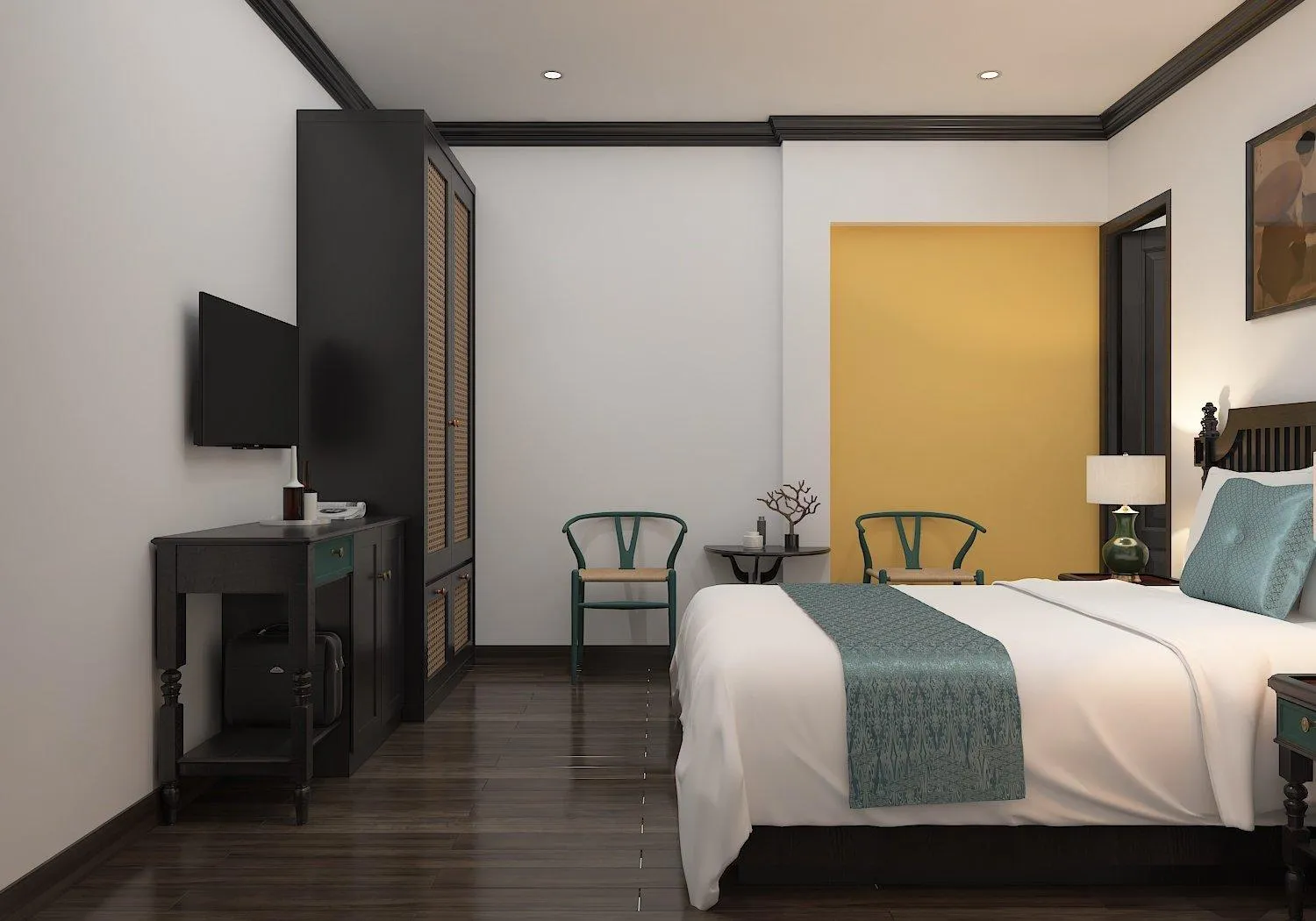 Bedroom, Bed in Nature Boutique Hotel - Nguyen Thi Nghia