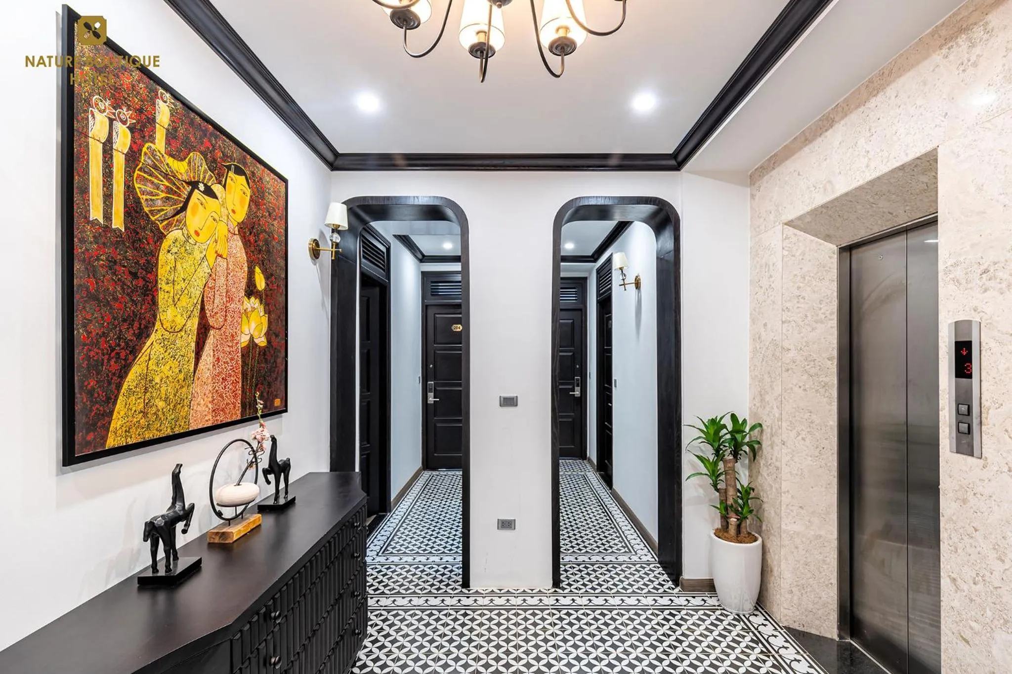 elevator in Nature Boutique Hotel - Nguyen Thi Nghia