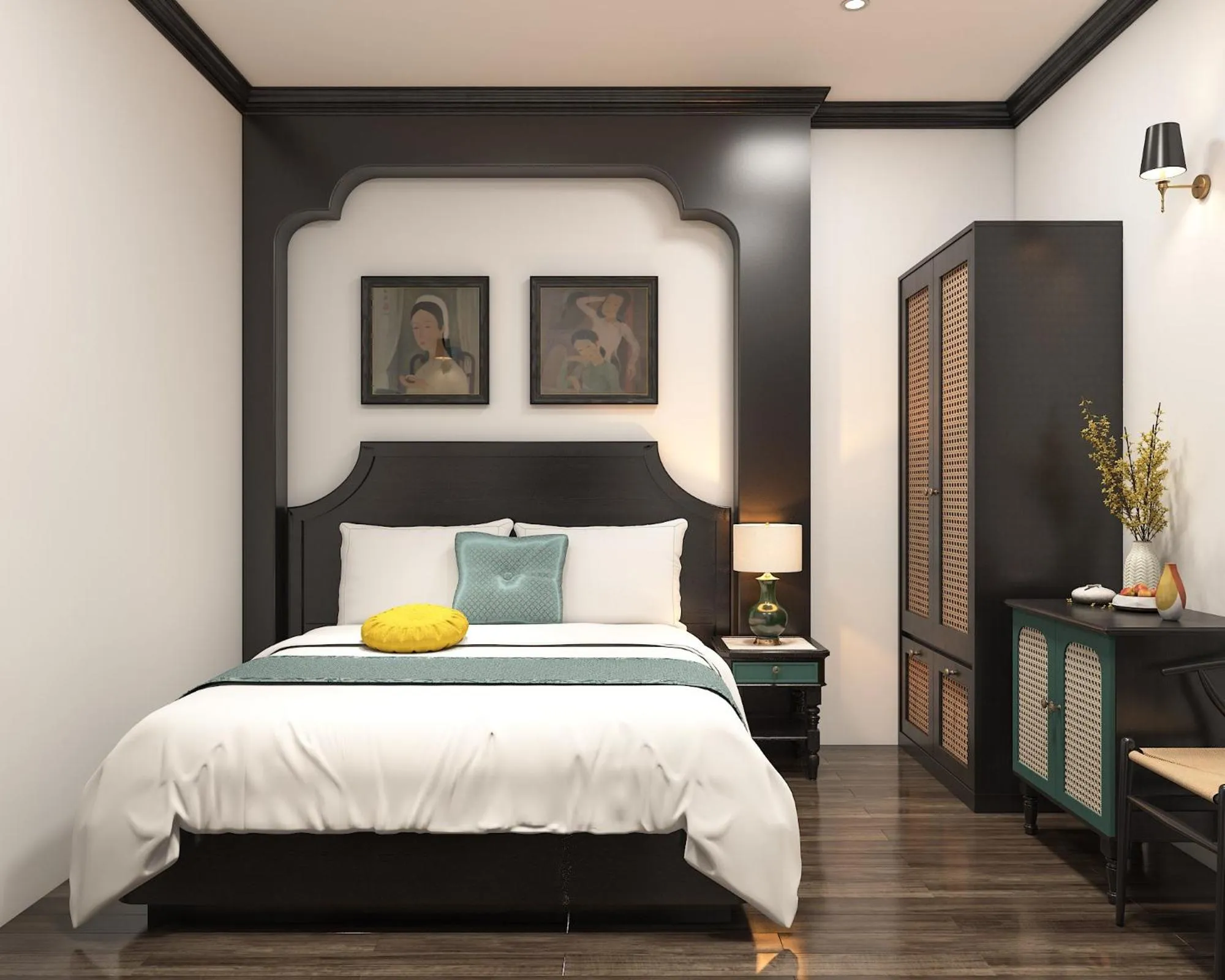 Bedroom, Bed in Nature Boutique Hotel - Nguyen Thi Nghia