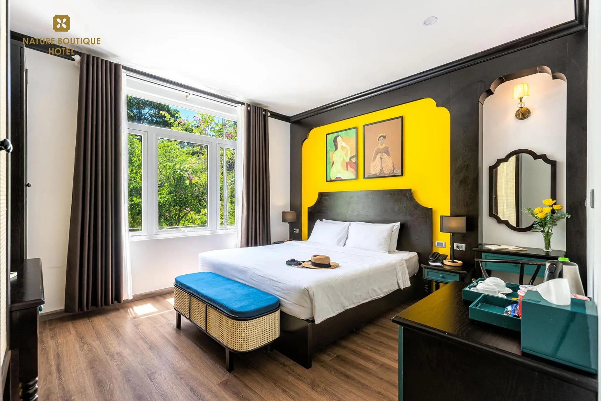 Photo of the whole room, Bed in Nature Boutique Hotel - Nguyen Thi Nghia