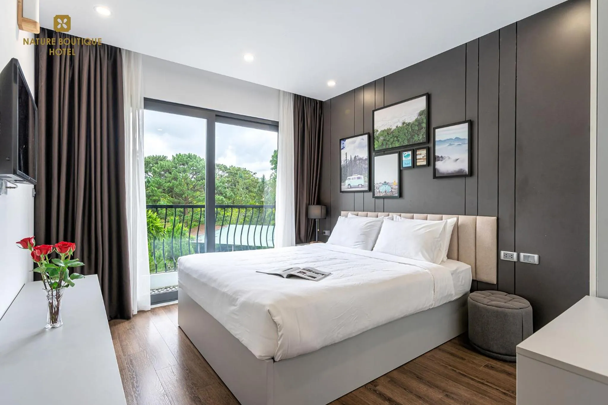 Bedroom, Bed in Nature Boutique Hotel - Nguyen Thi Nghia