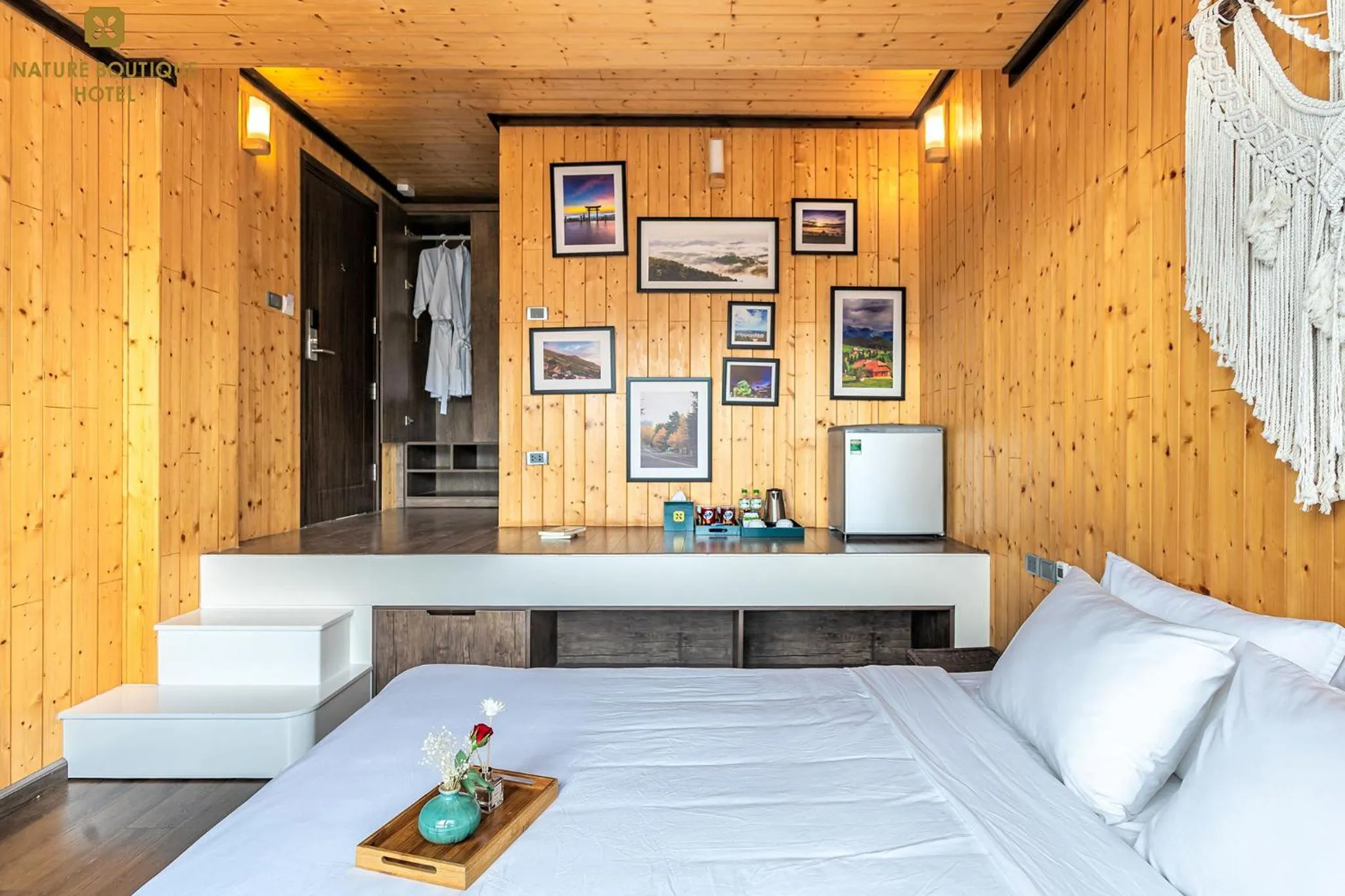 Photo of the whole room, Bed in Nature Boutique Hotel - Nguyen Thi Nghia