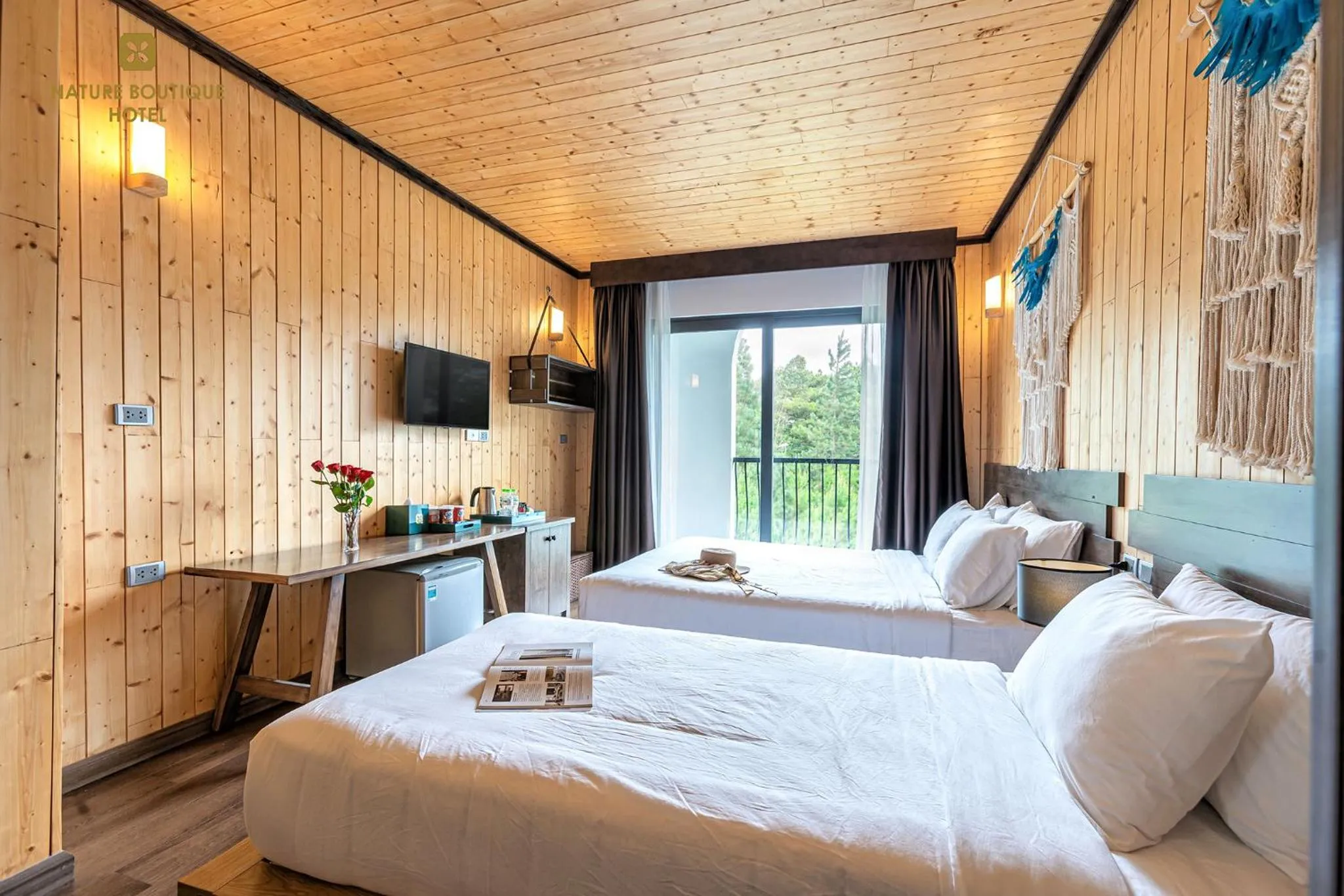 Photo of the whole room, Bed in Nature Boutique Hotel - Nguyen Thi Nghia