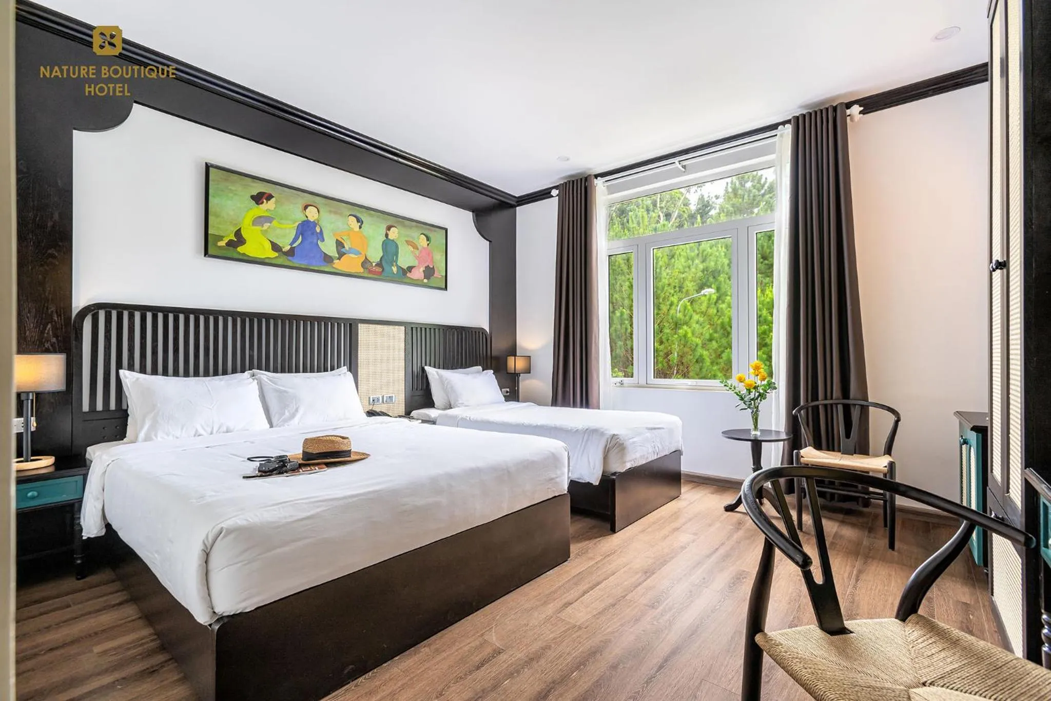Photo of the whole room, Bed in Nature Boutique Hotel - Nguyen Thi Nghia