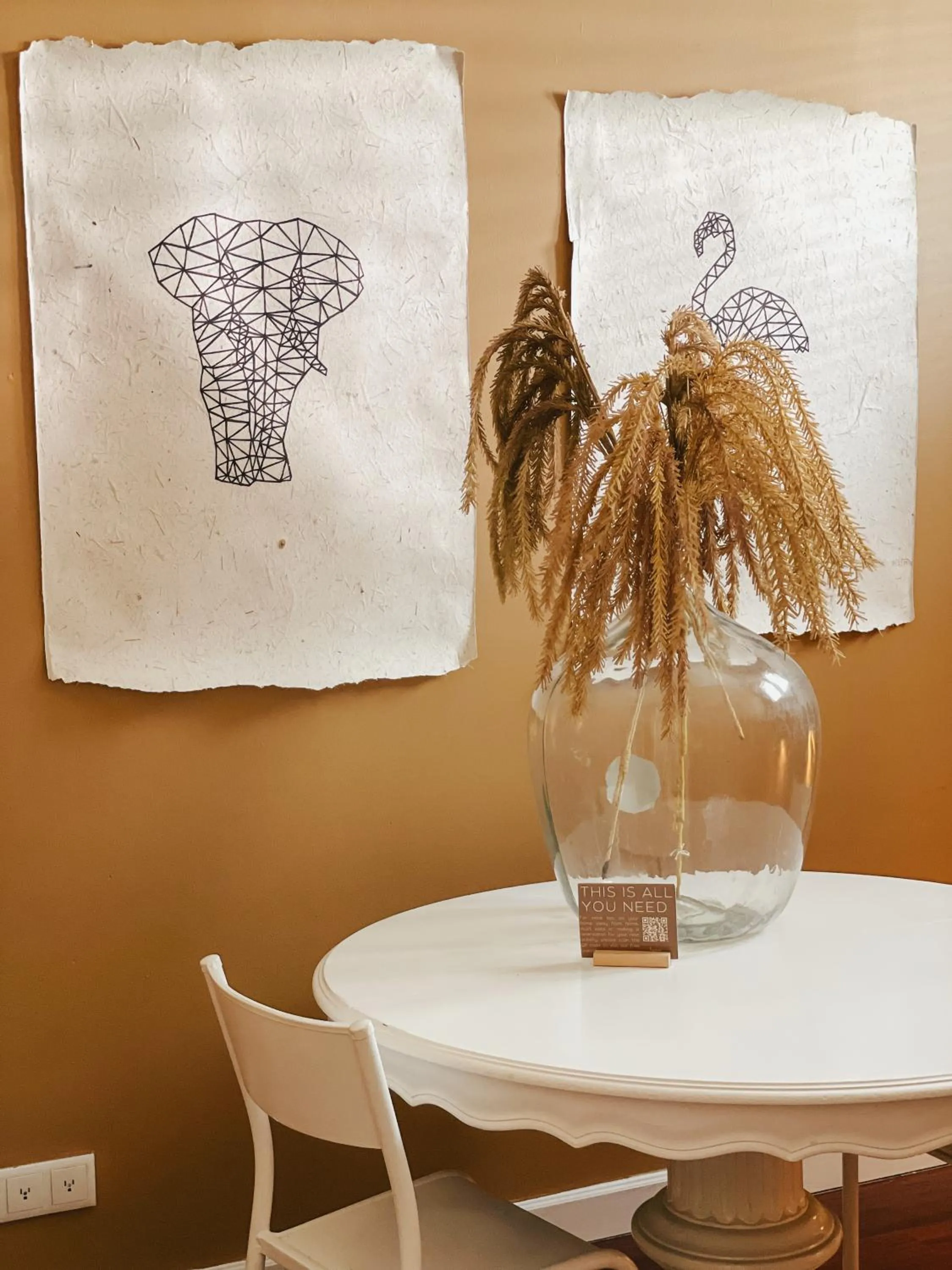 Dining area in BijBlauw