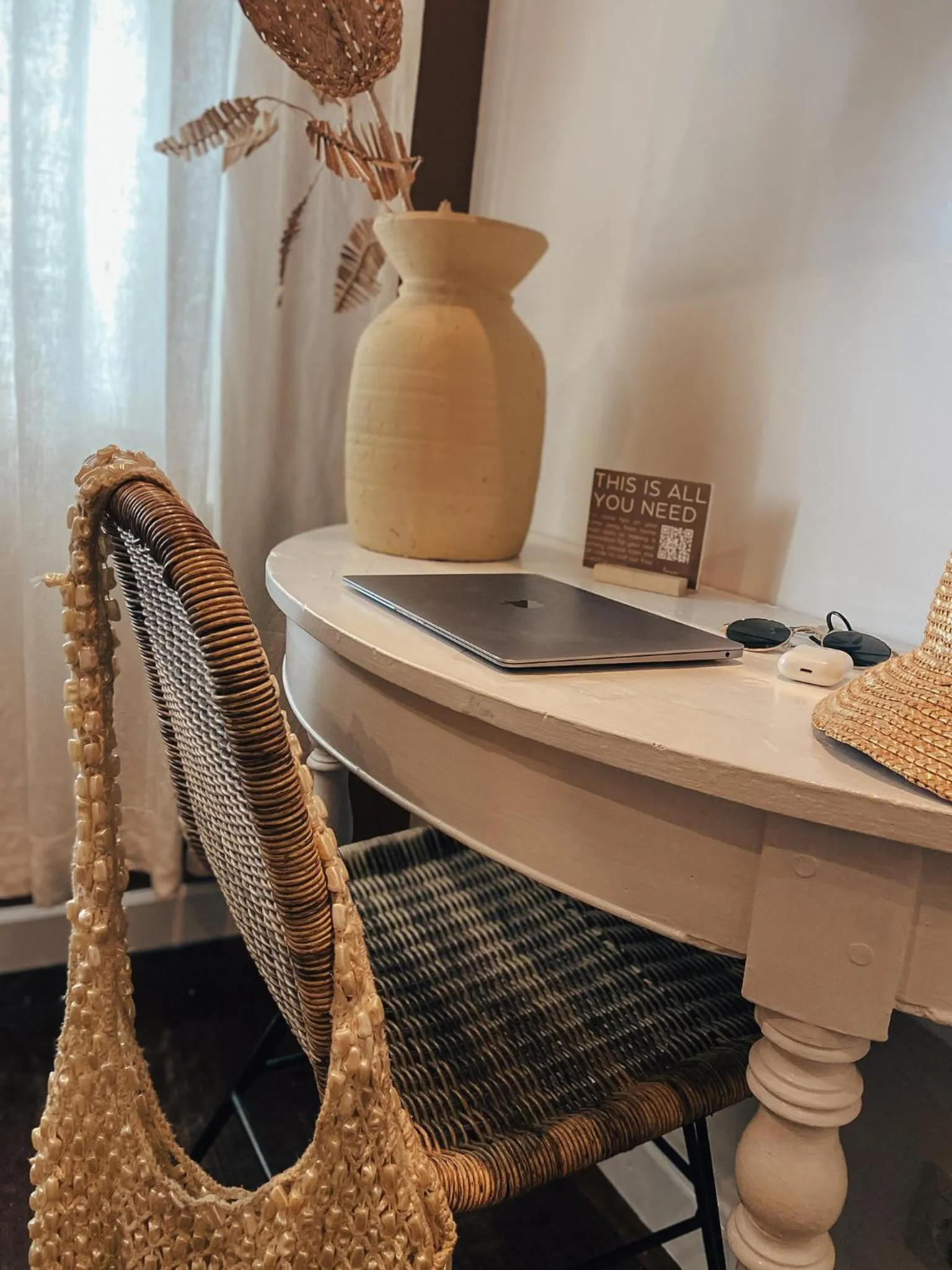 Seating area in BijBlauw