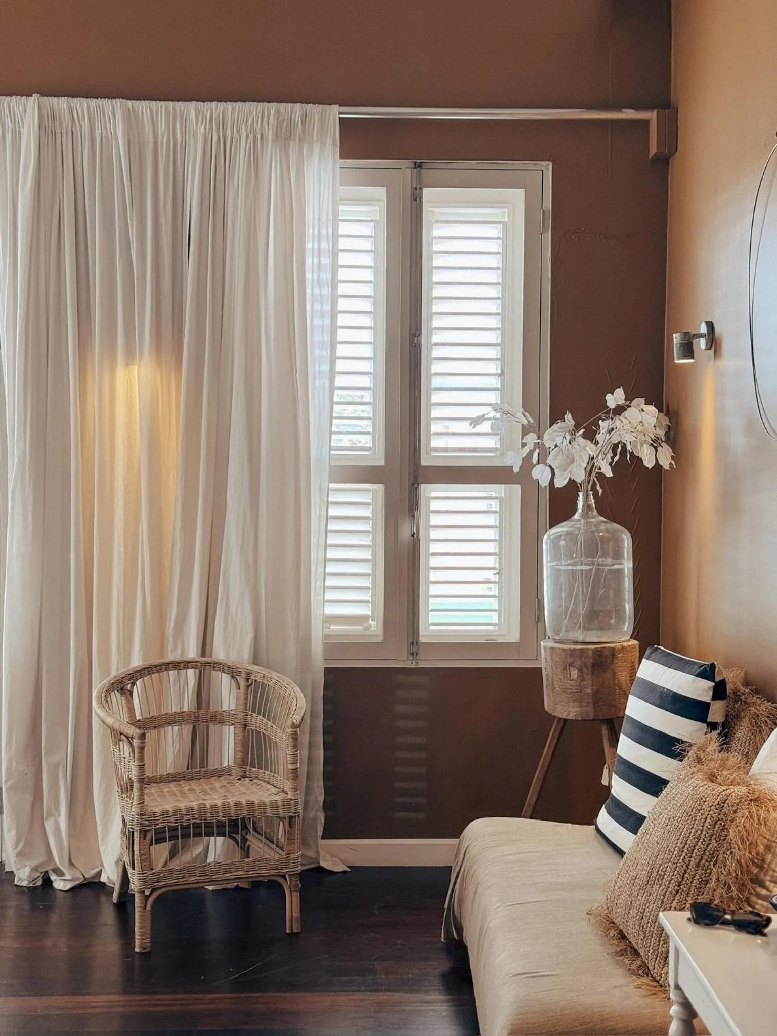 Seating area in BijBlauw