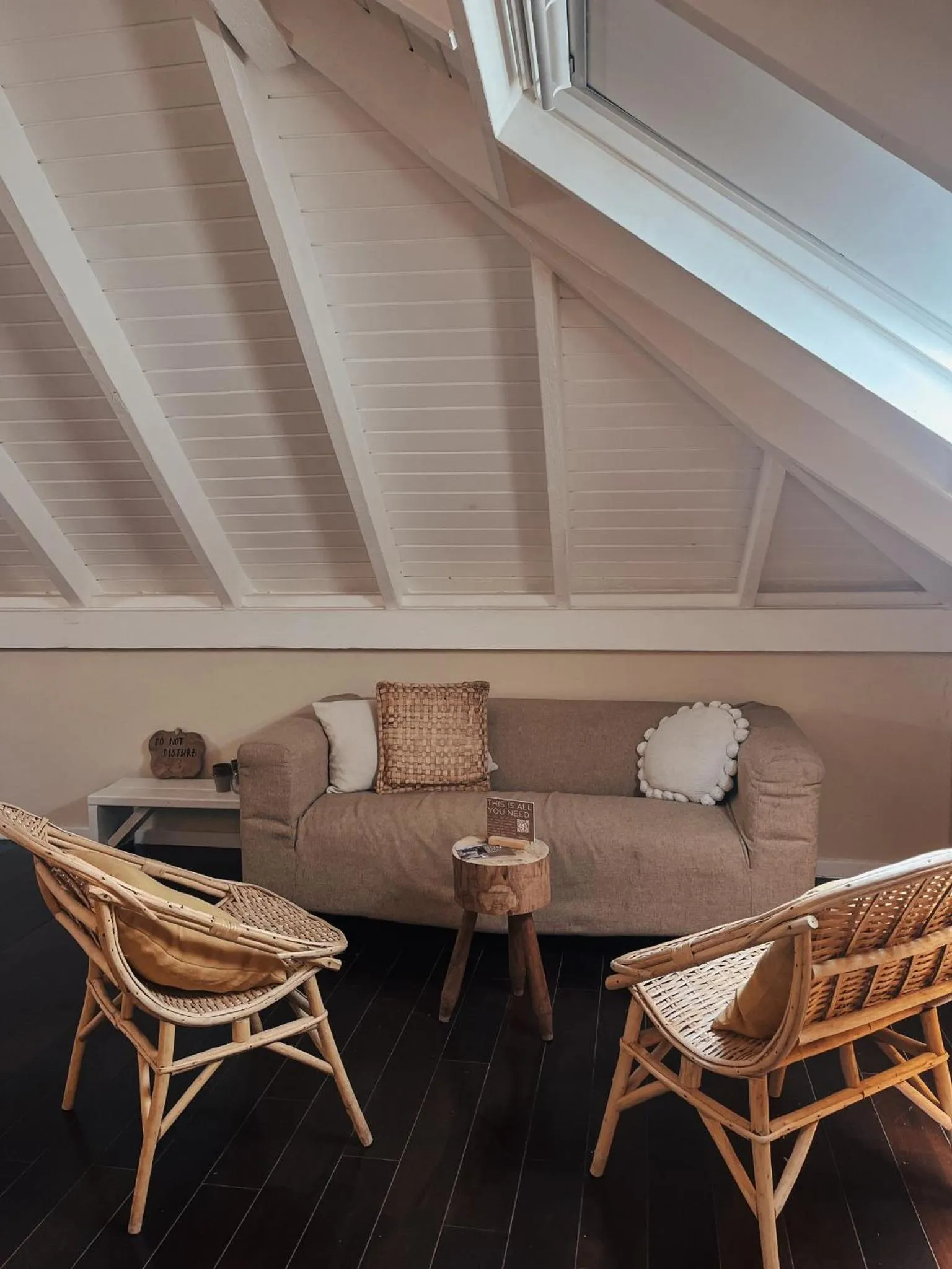 Seating area in BijBlauw