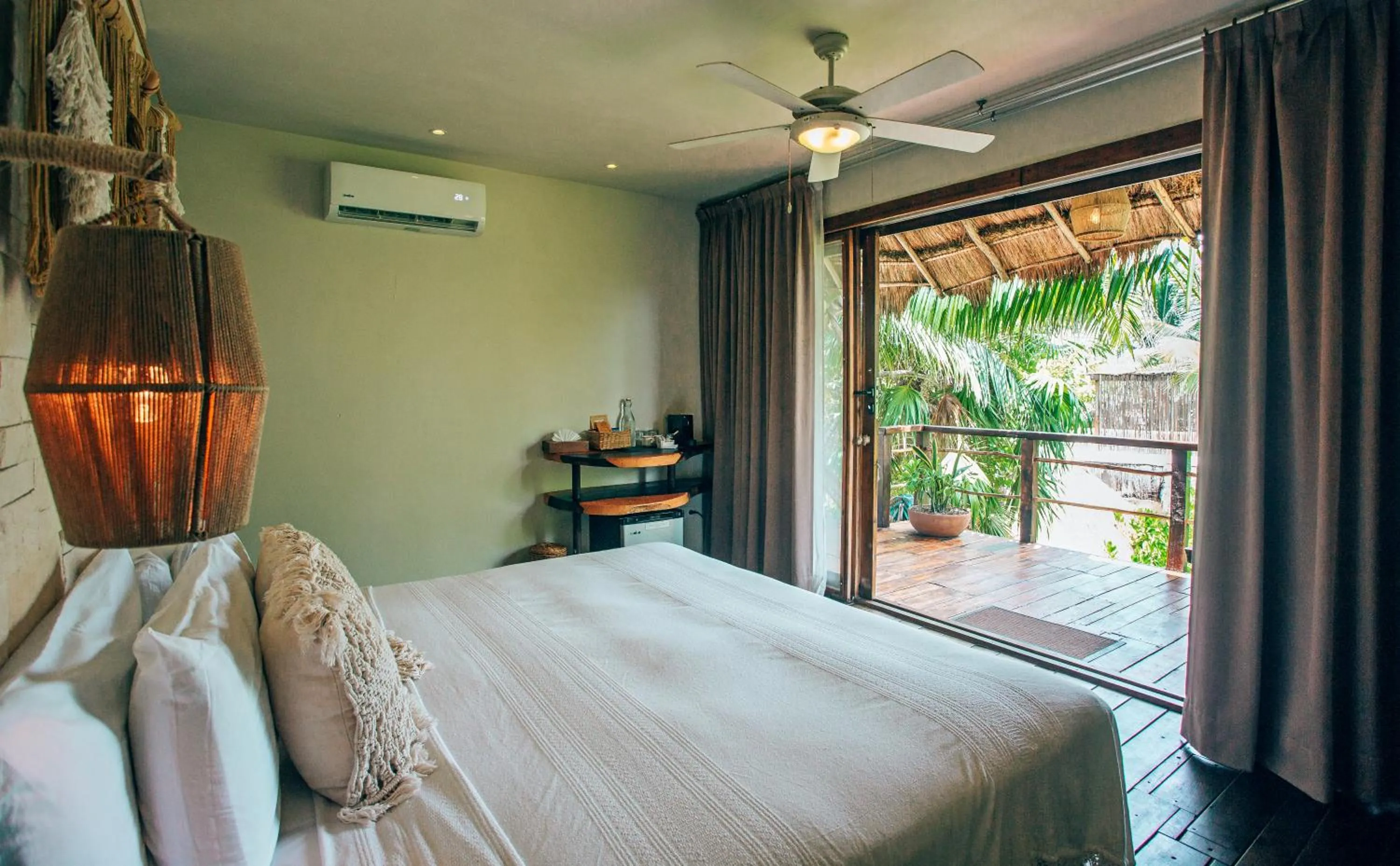 Photo of the whole room, Bed in Orchid House Tulum Beach