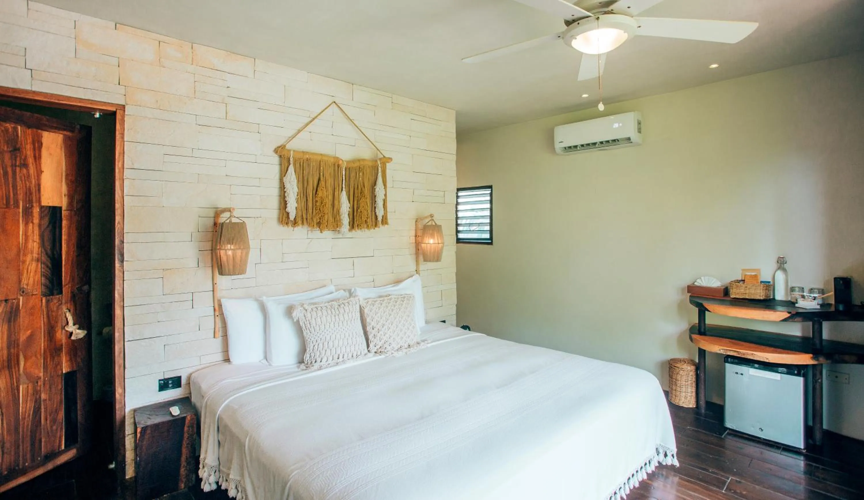 Bedroom, Bed in Orchid House Tulum Beach