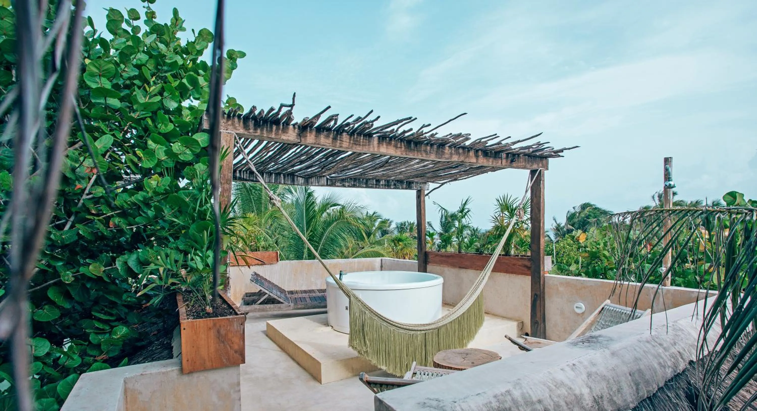 Balcony/Terrace in Orchid House Tulum Beach