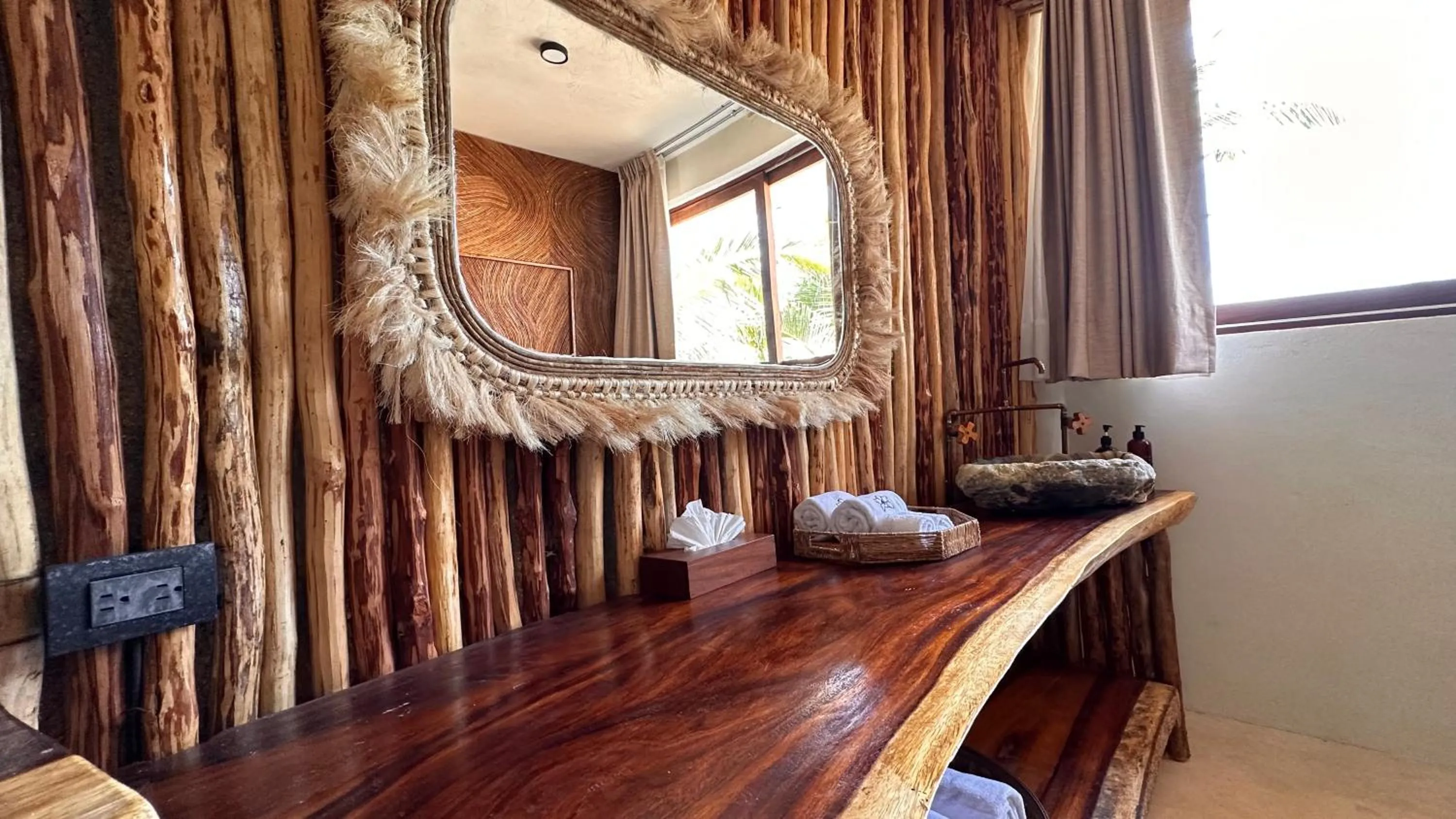 furniture in Orchid House Tulum Beach