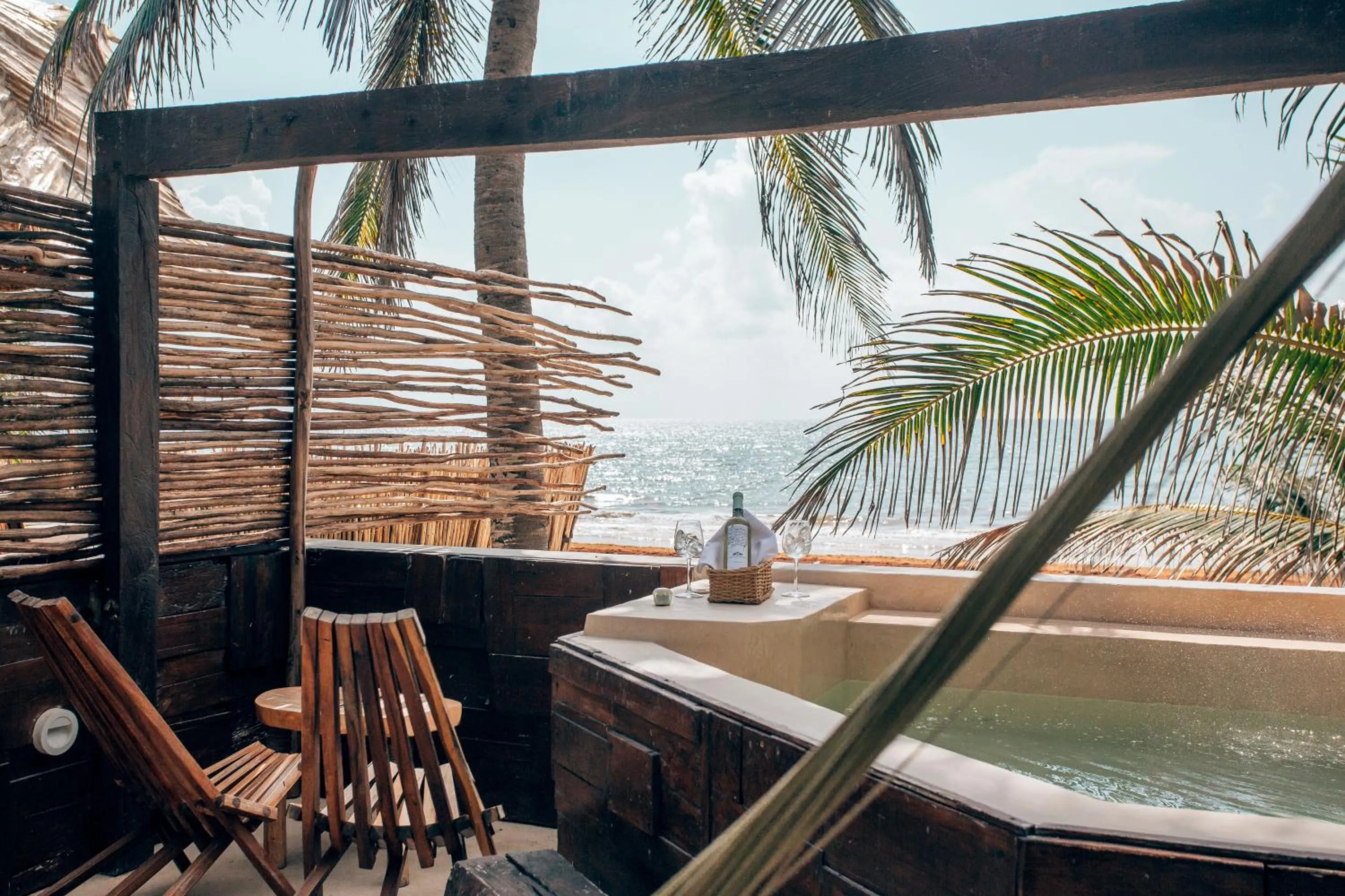 Natural landscape in Orchid House Tulum Beach