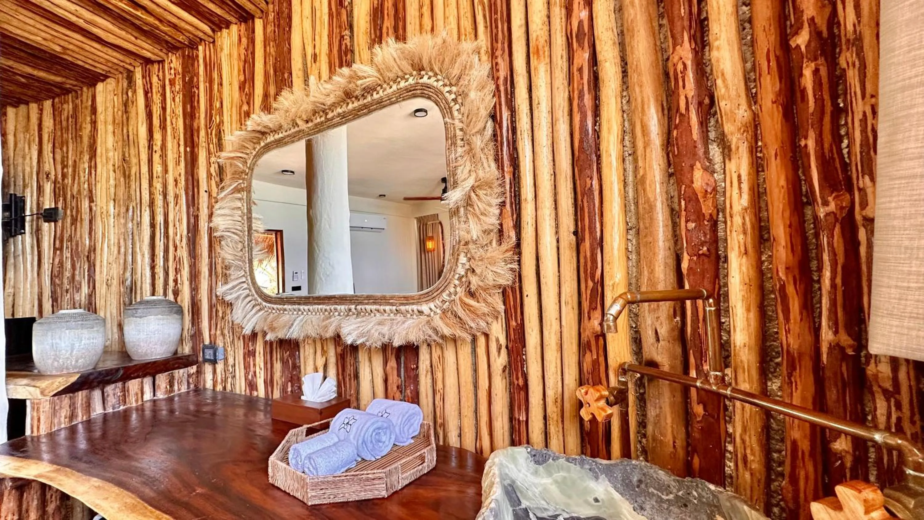 Bathroom in Orchid House Tulum Beach