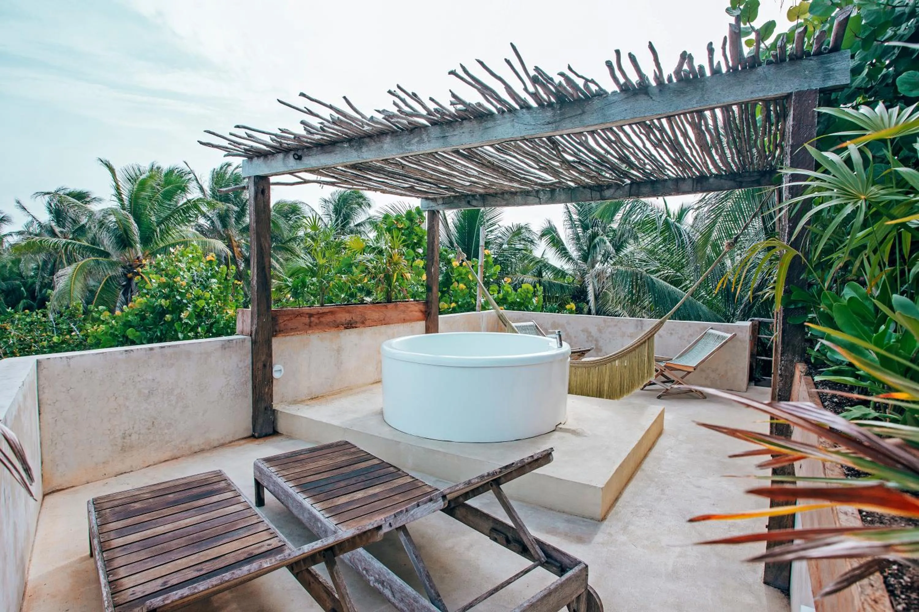 Balcony/Terrace in Orchid House Tulum Beach