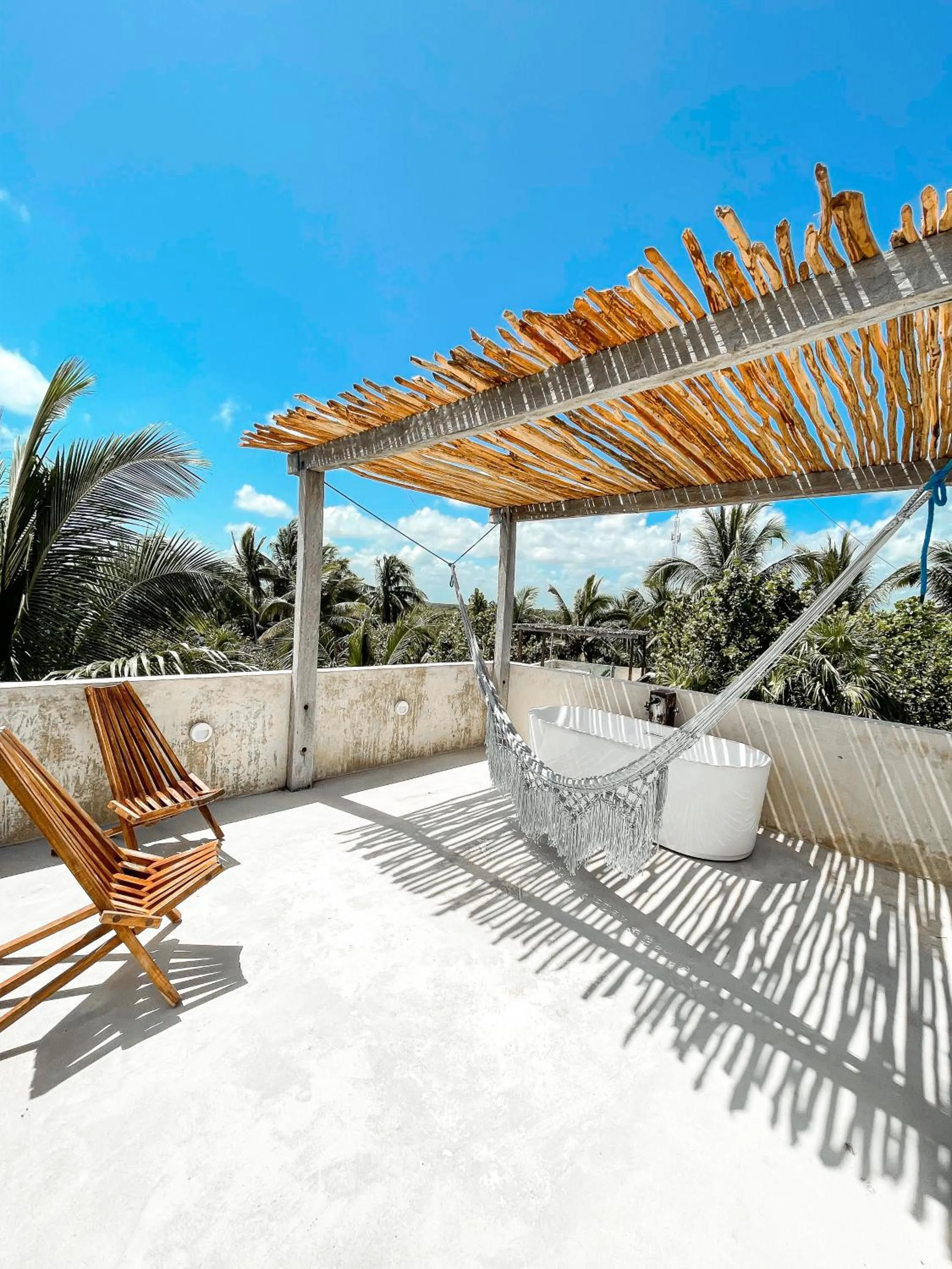Balcony/Terrace in Orchid House Tulum Beach