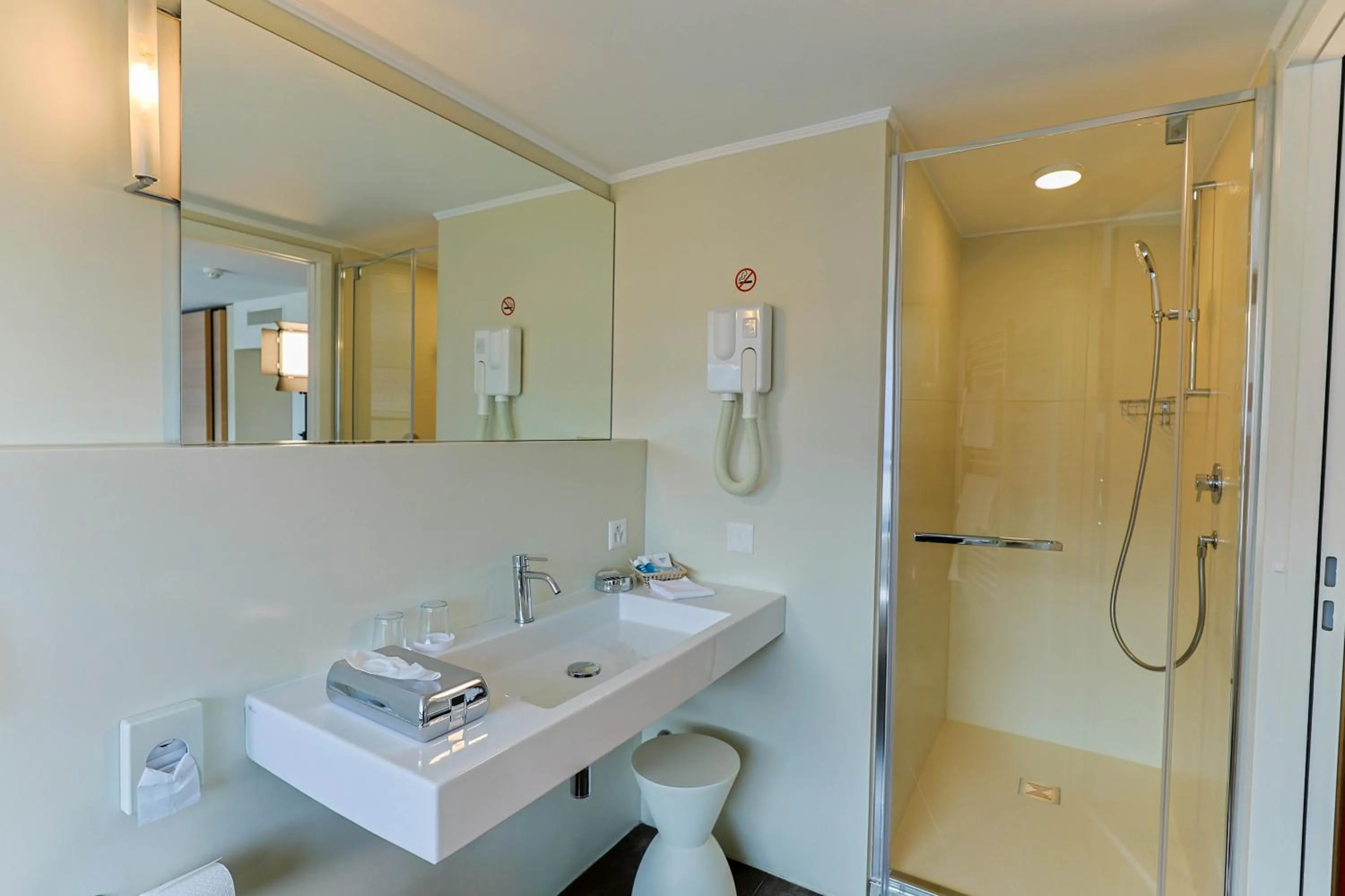 Shower in Hotel Muralto Locarno