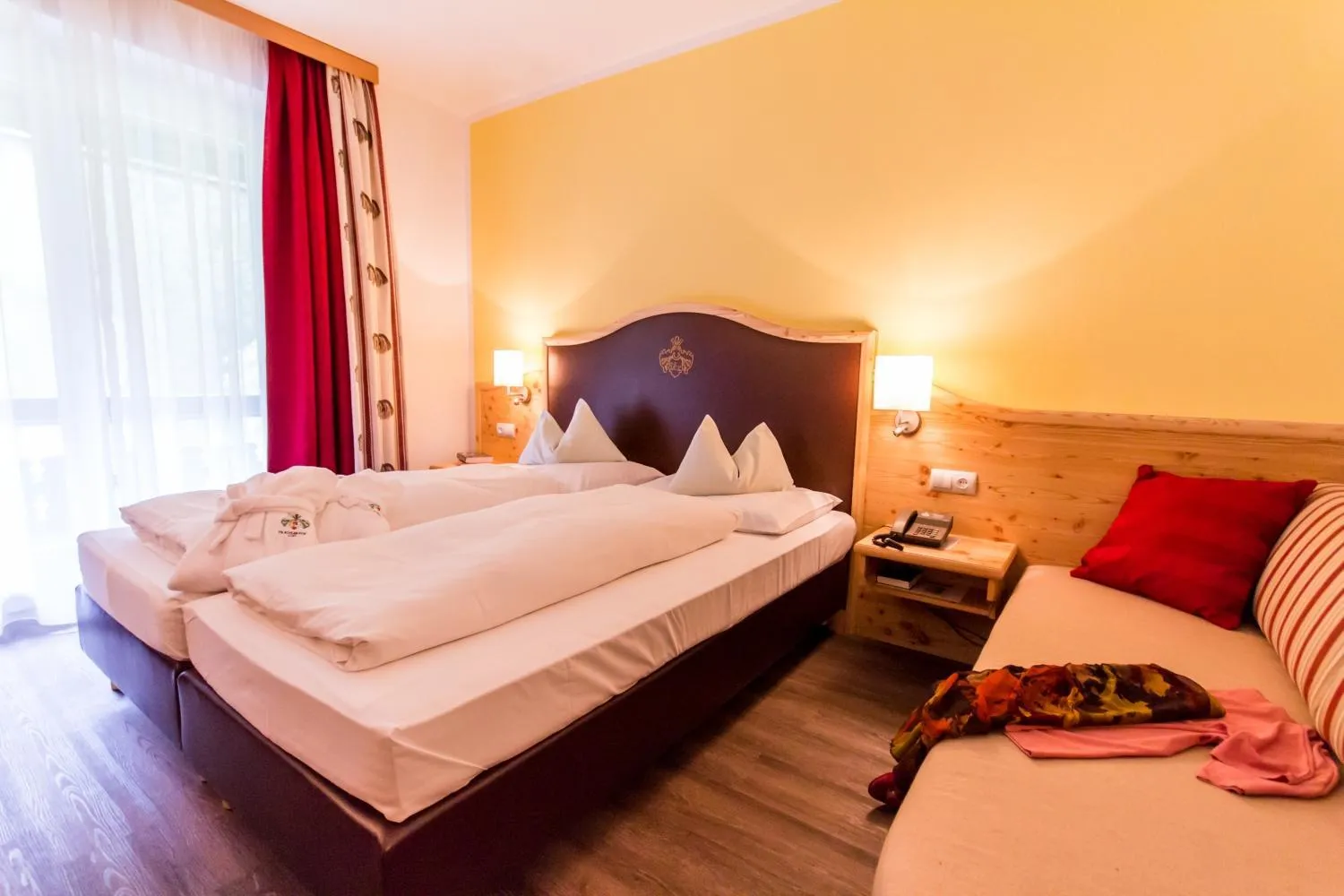 Photo of the whole room, Bed in Hotel Trattlerhof