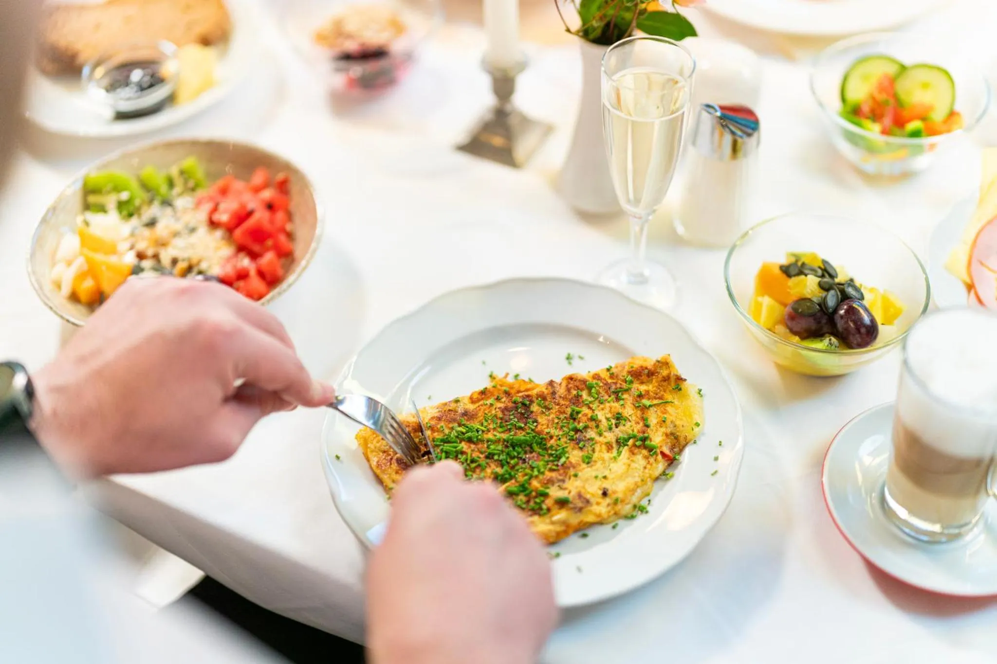 Food close-up in Hotel Trattlerhof