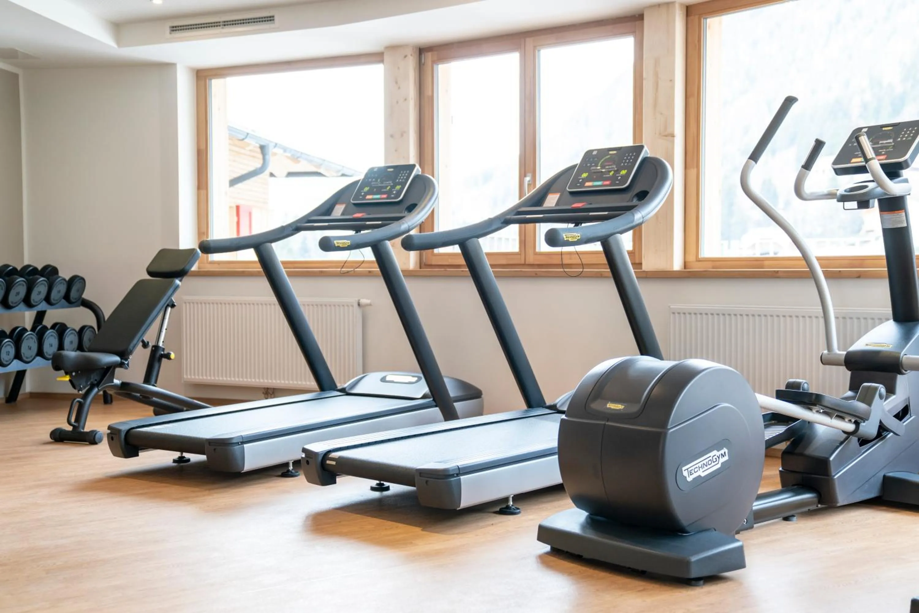 Fitness centre/facilities in Hotel Trattlerhof