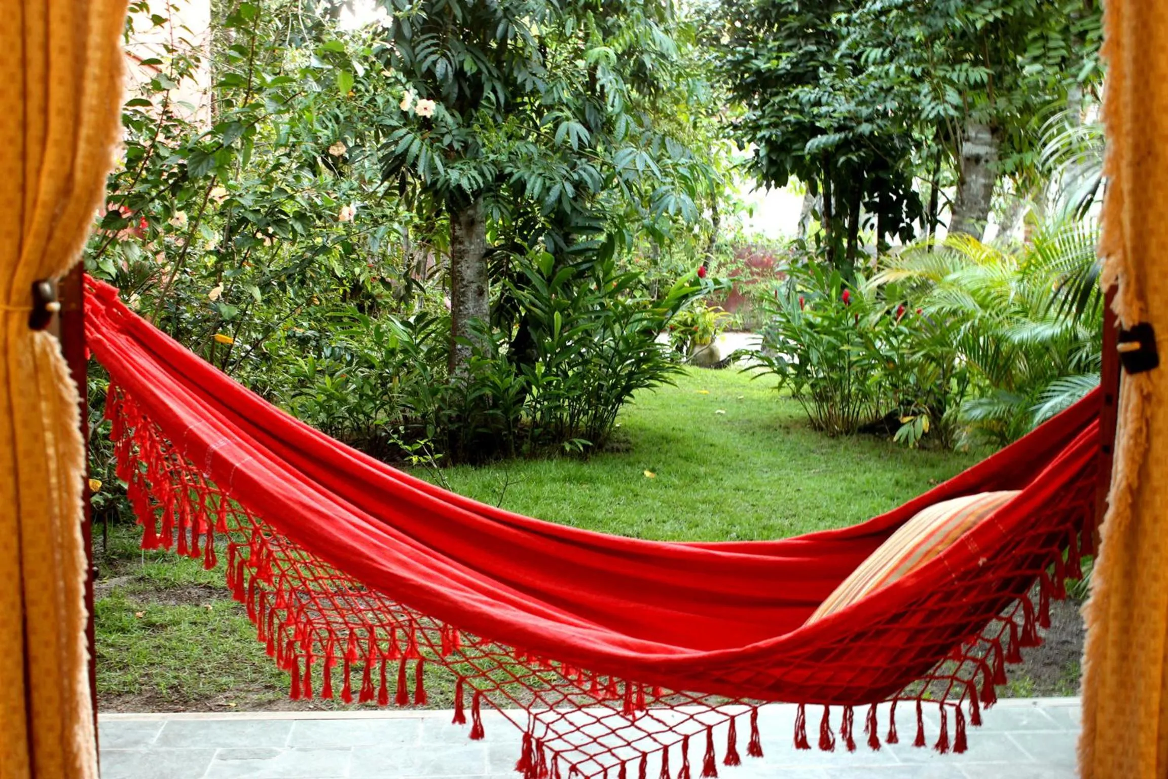 Patio in Pousada Vila Araticum