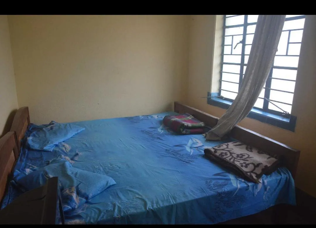 Bed in Sadhana Bhaban