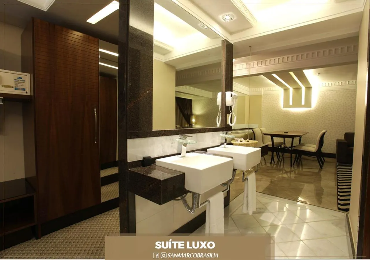 Photo of the whole room in San Marco Hotel Brasília