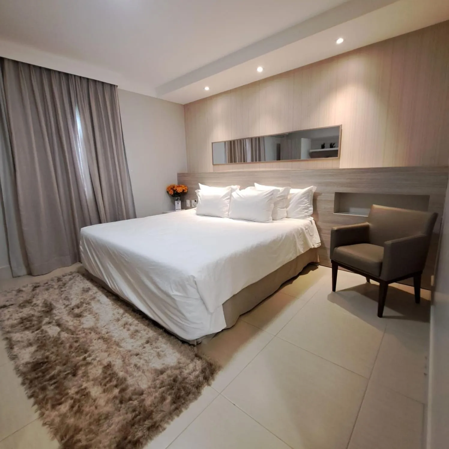 Bed in L´acordes Hotel