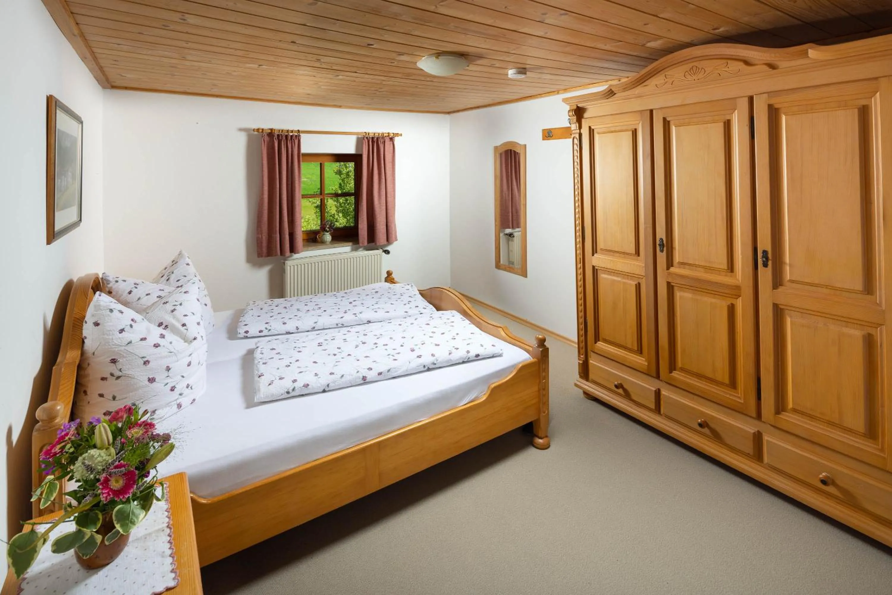 Bed in Ferienwohnungen Freidinglehen