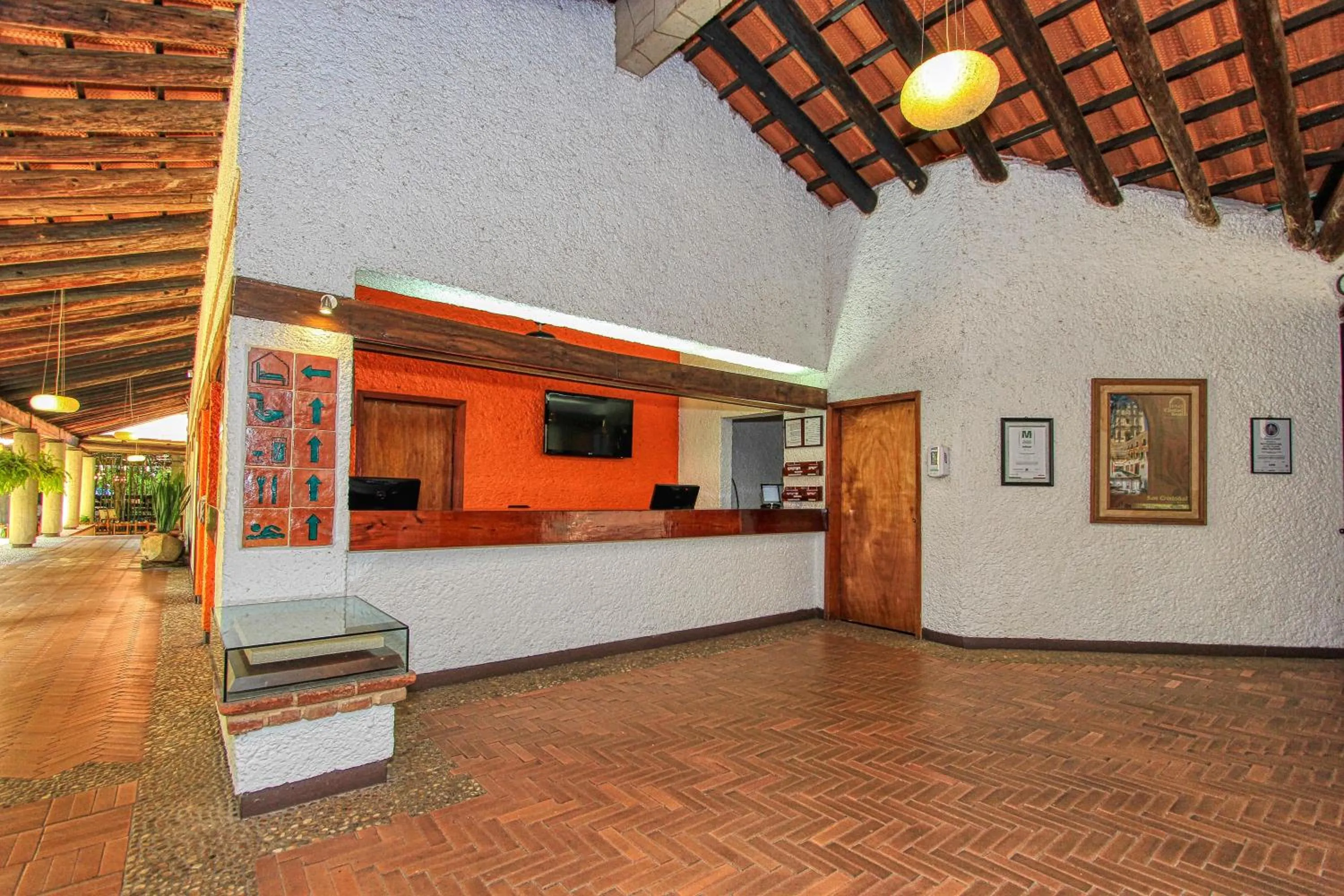 Lobby or reception in Hotel Ciudad Real Palenque