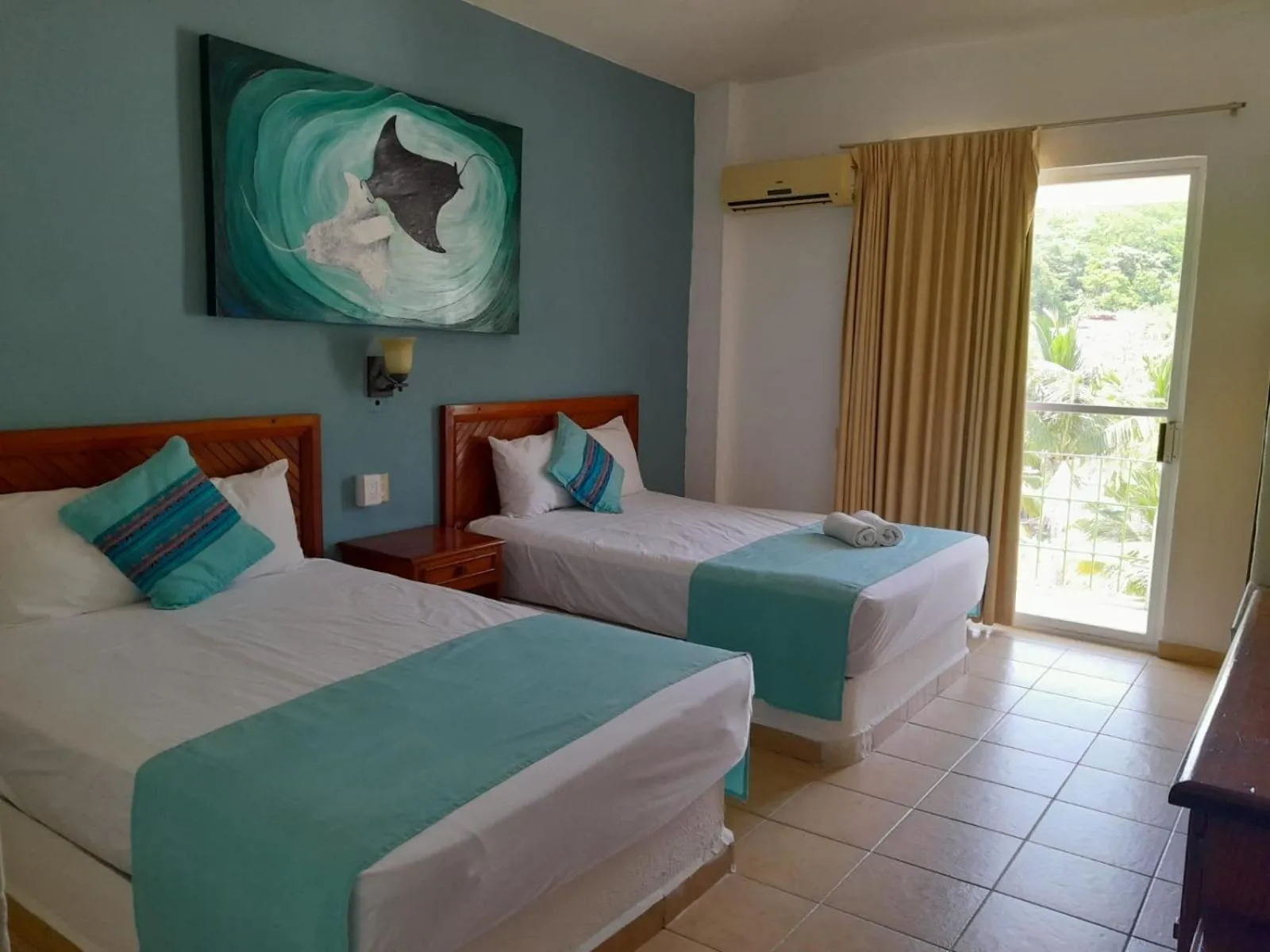 Bed in Hotel Arenas del Pacifico