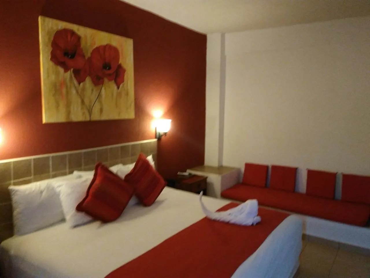 Bed in Hotel Arenas del Pacifico