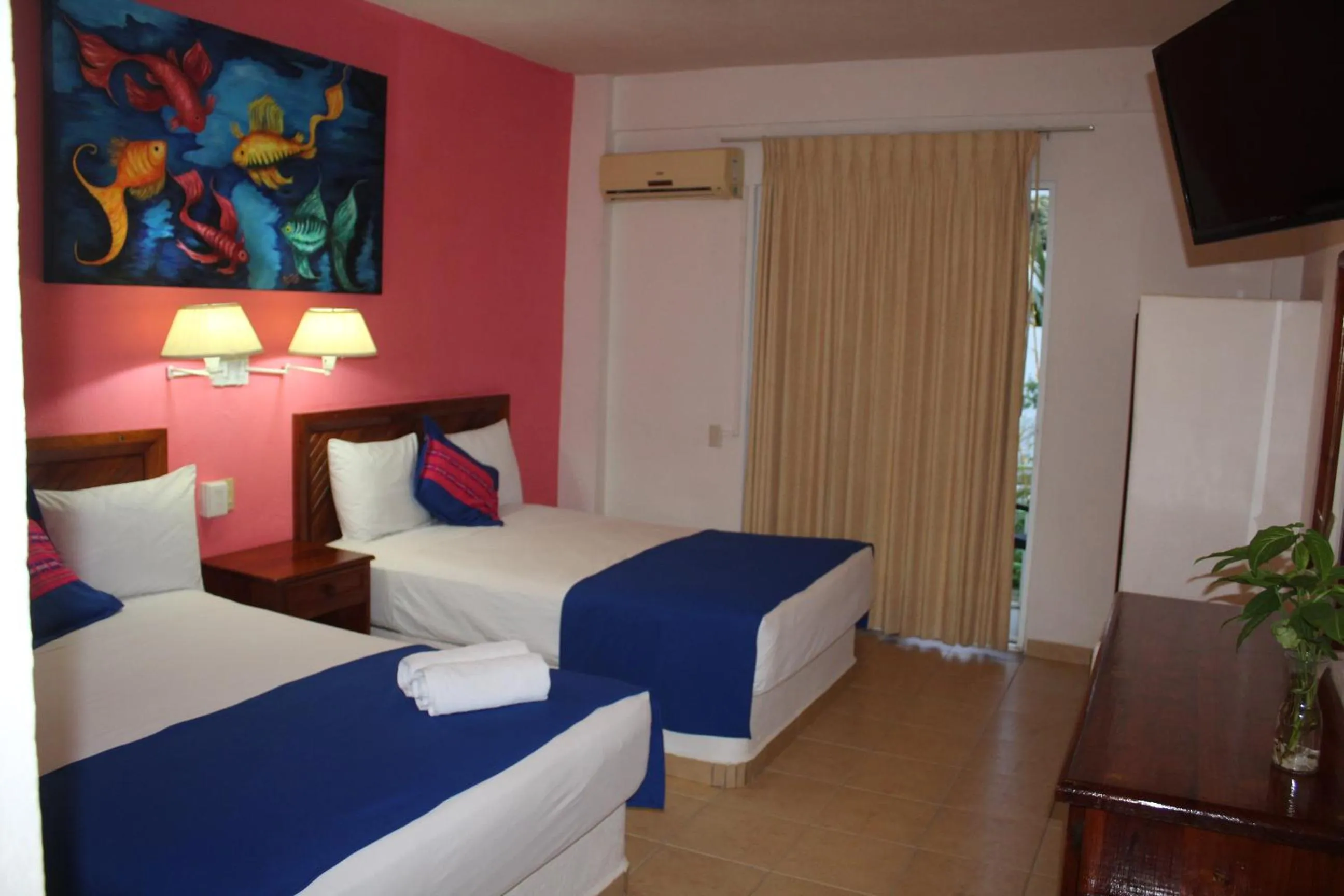 Bed in Hotel Arenas del Pacifico