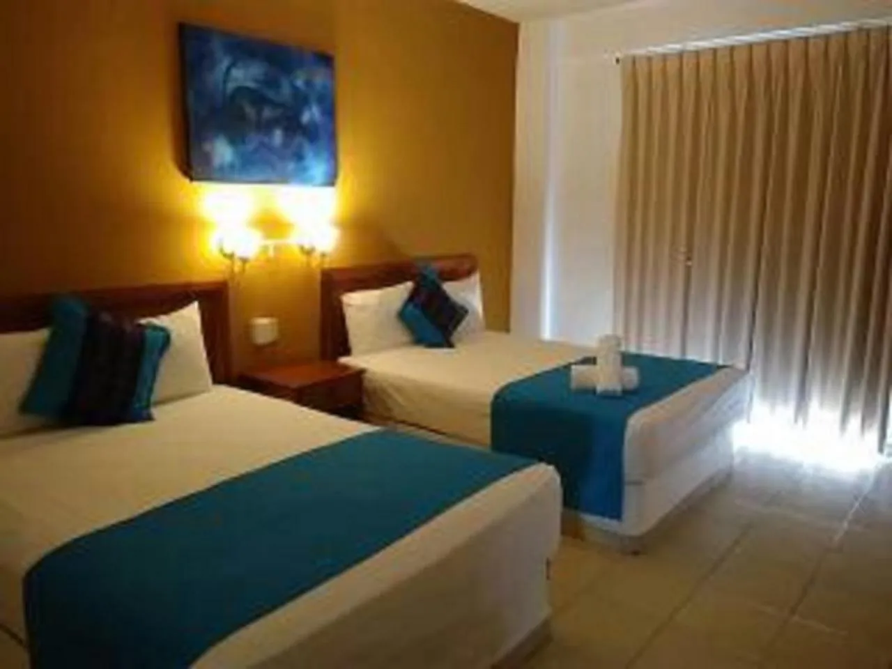 Bed in Hotel Arenas del Pacifico