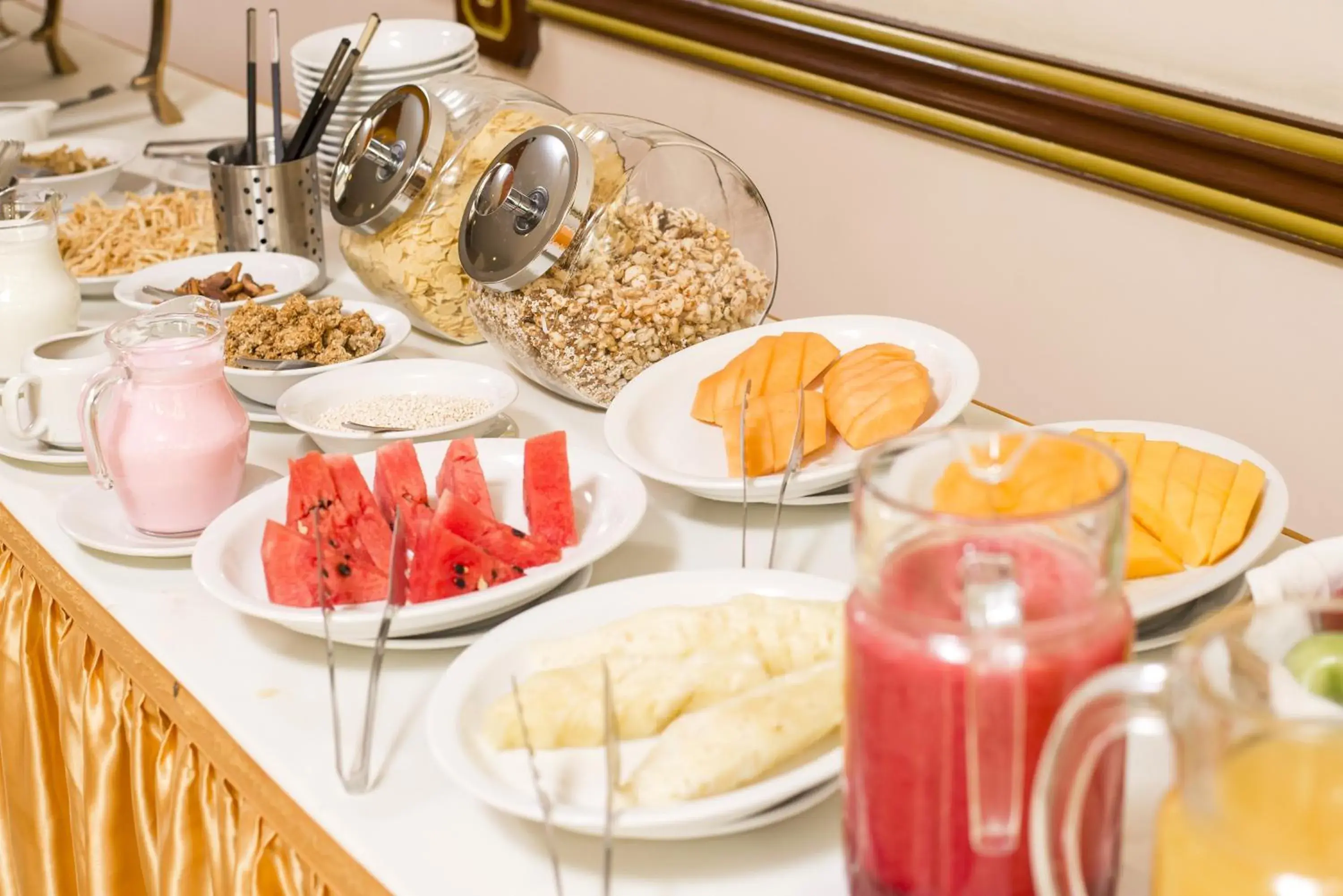 Buffet breakfast in Kingdom Hotel Buffet breakfast in Kingdom Hotel