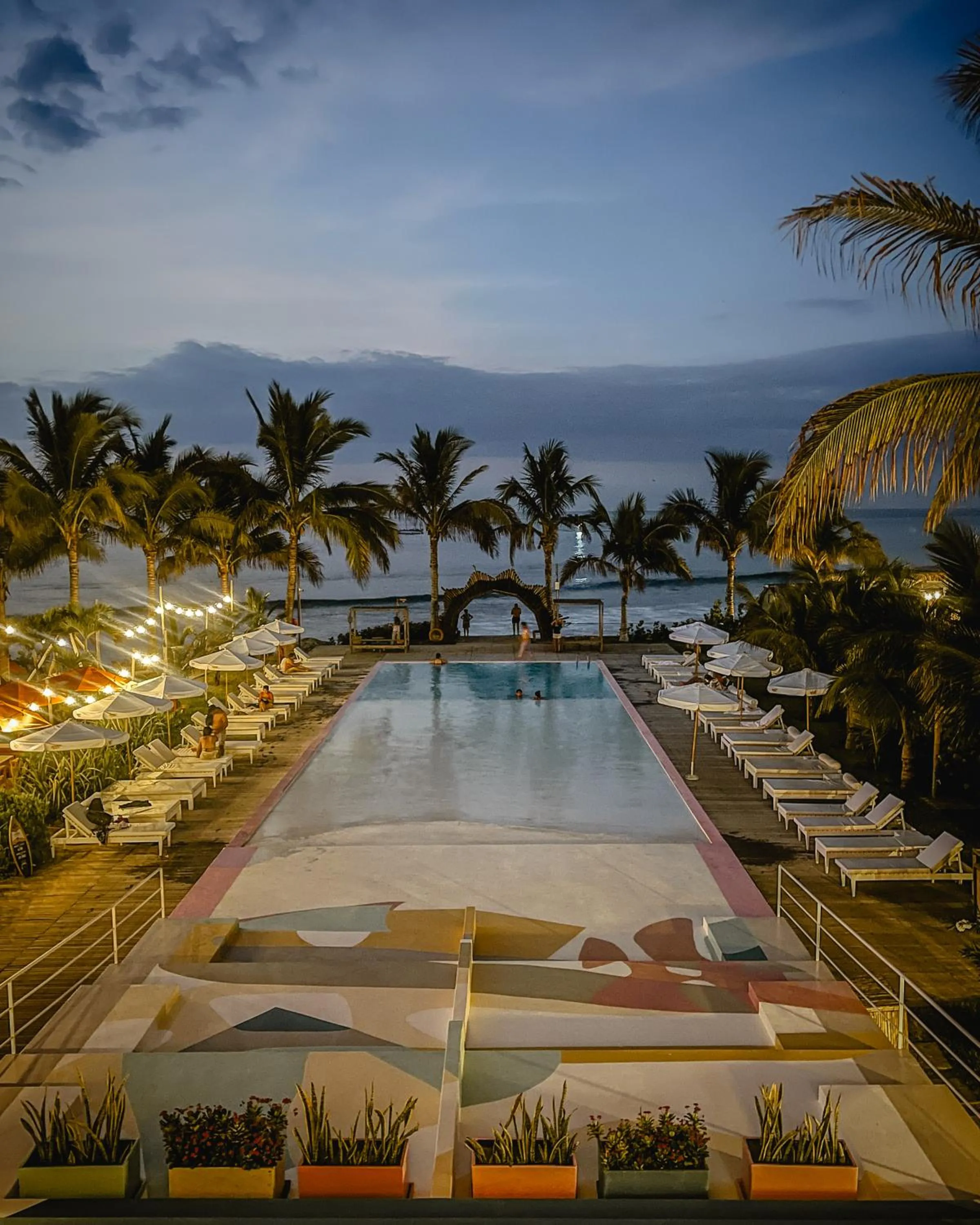 Pool view in qema Mancora
