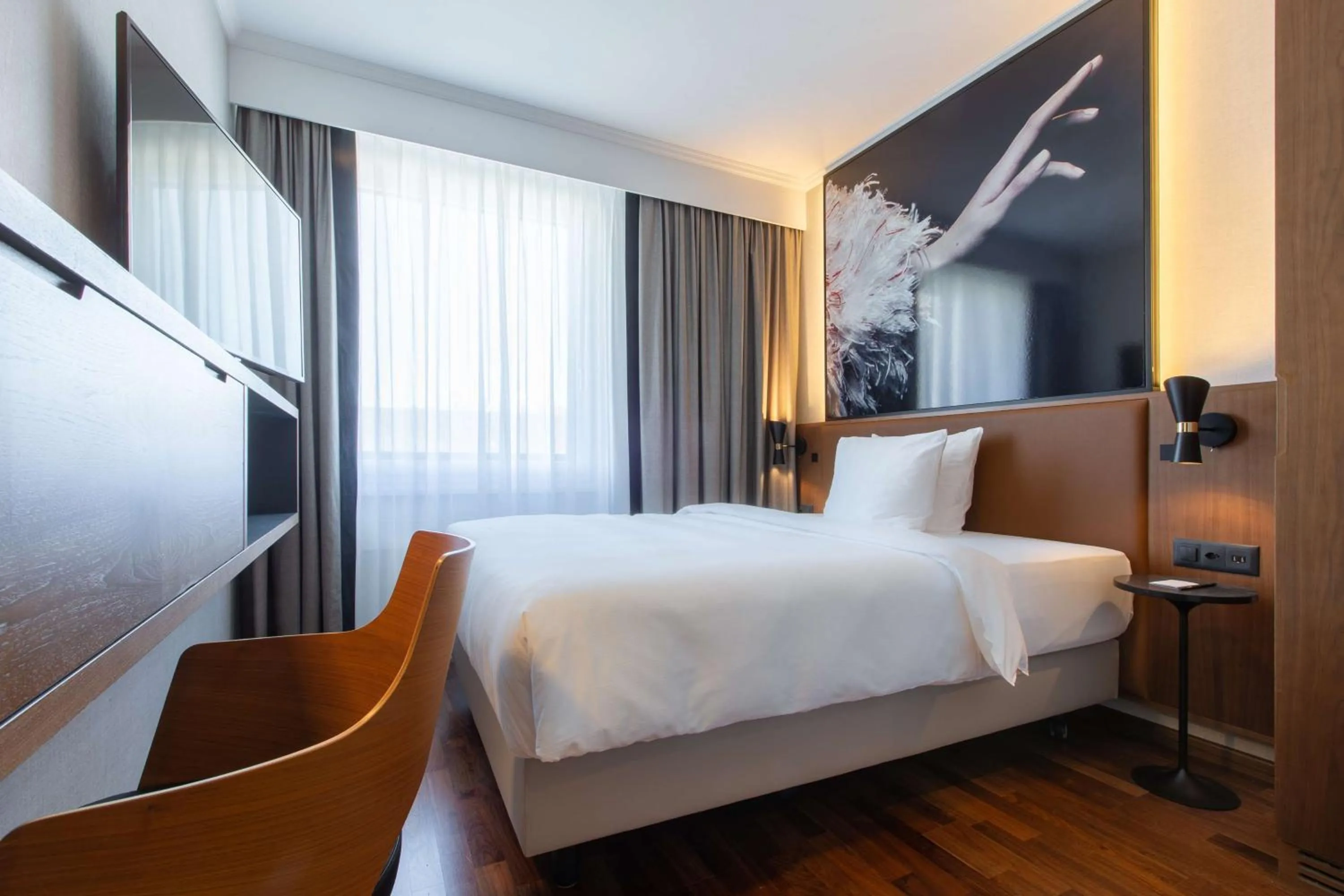 Bed in Radisson Blu, Basel